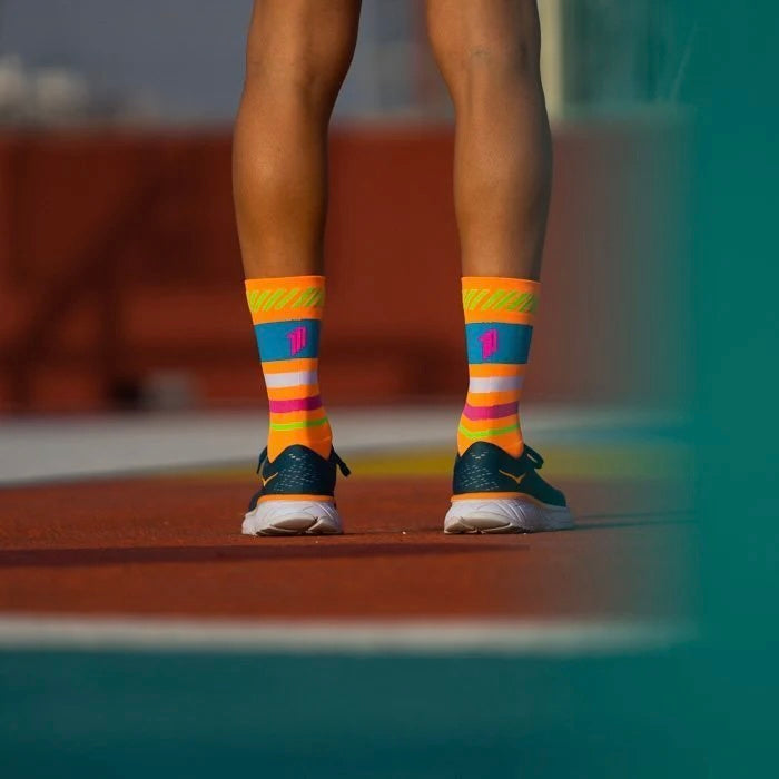 Lima Limon Orange – Running Socks