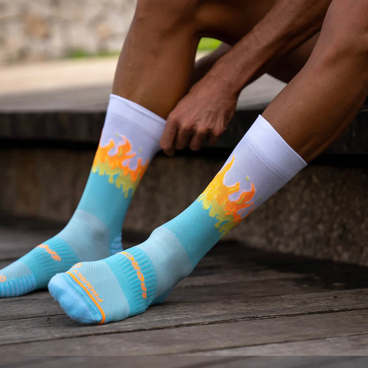Hot Blue – Running Socks