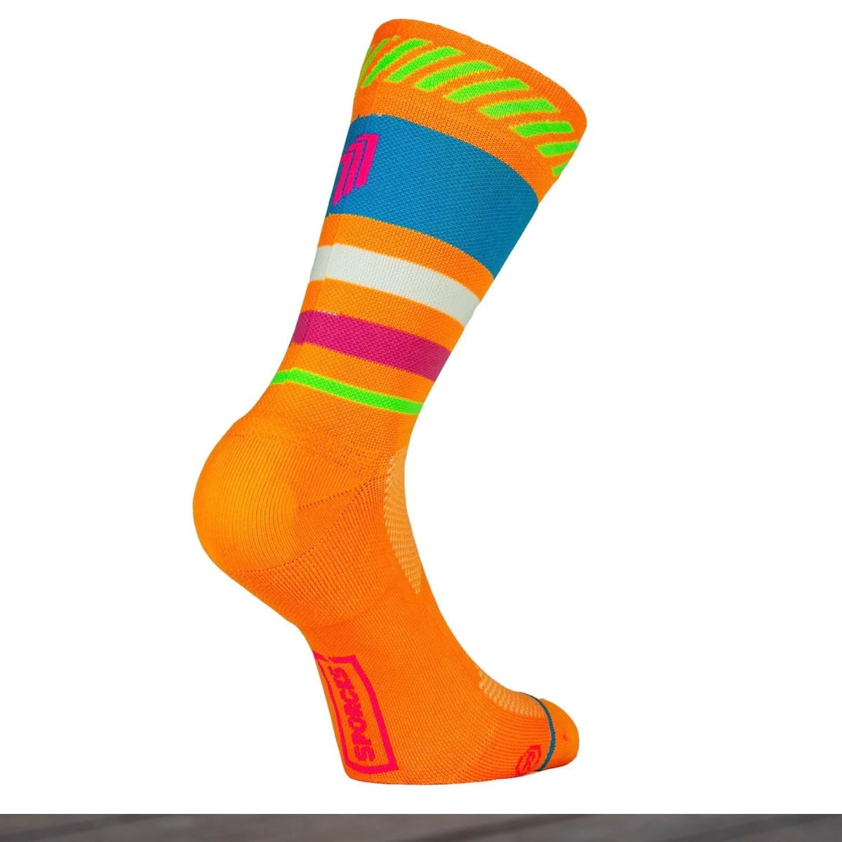 Lima Limon Orange – Running Socks