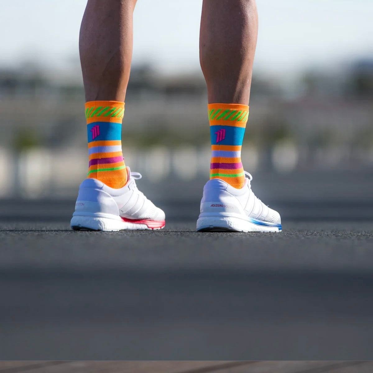 Lima Limon Orange – Running Socks