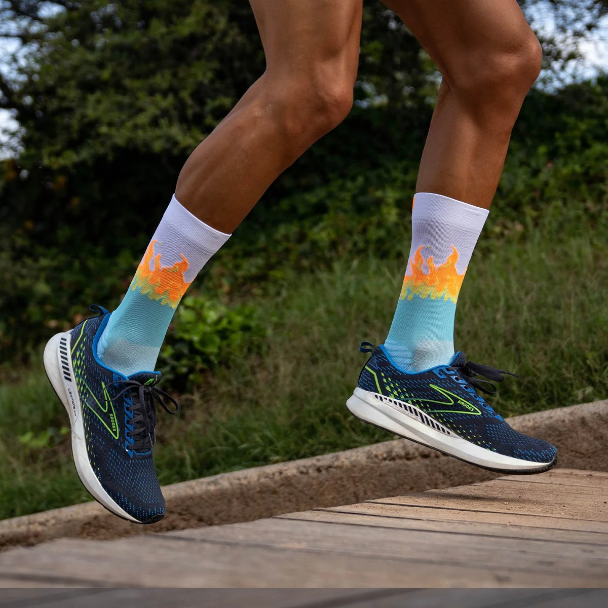 Hot Blue – Running Socks