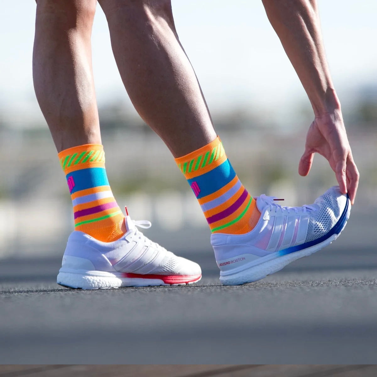 Lima Limon Orange – Running Socks