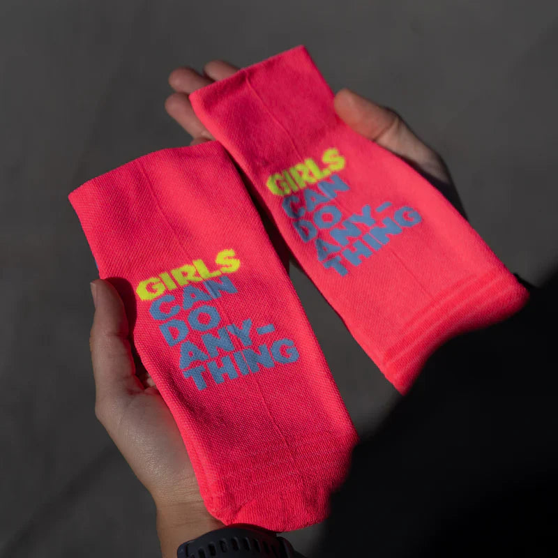 Girls Can Do Diva Pink - Running Socks