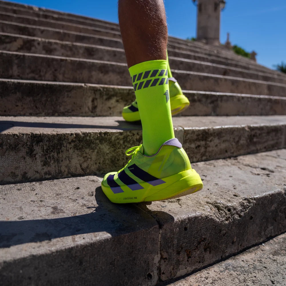 Ultralight Pro Striped Yellow - Run Ultralight Socks