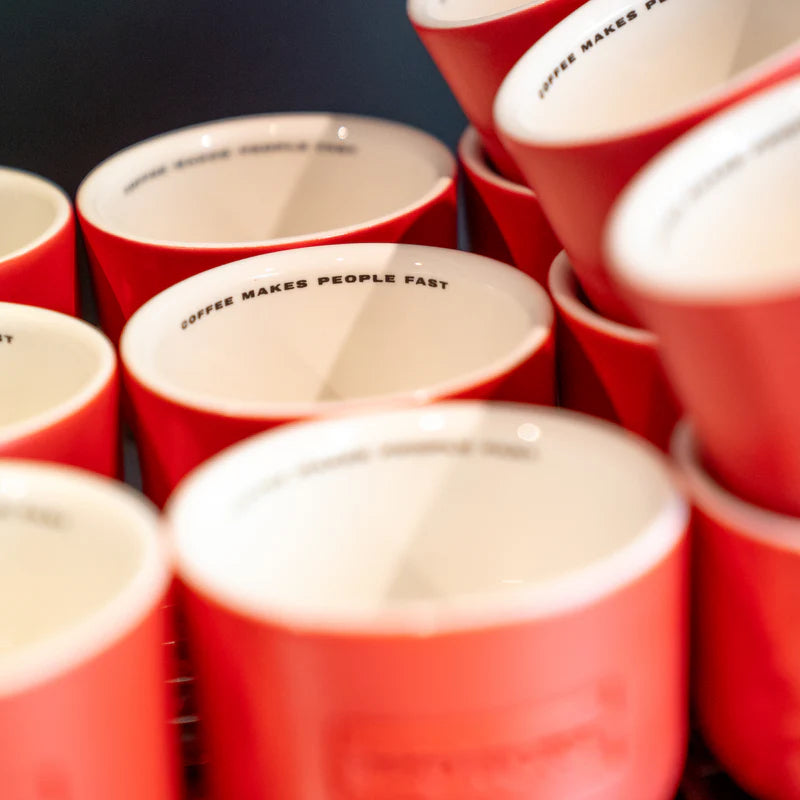 Red Cappuccino Cup - 200ml - 200M