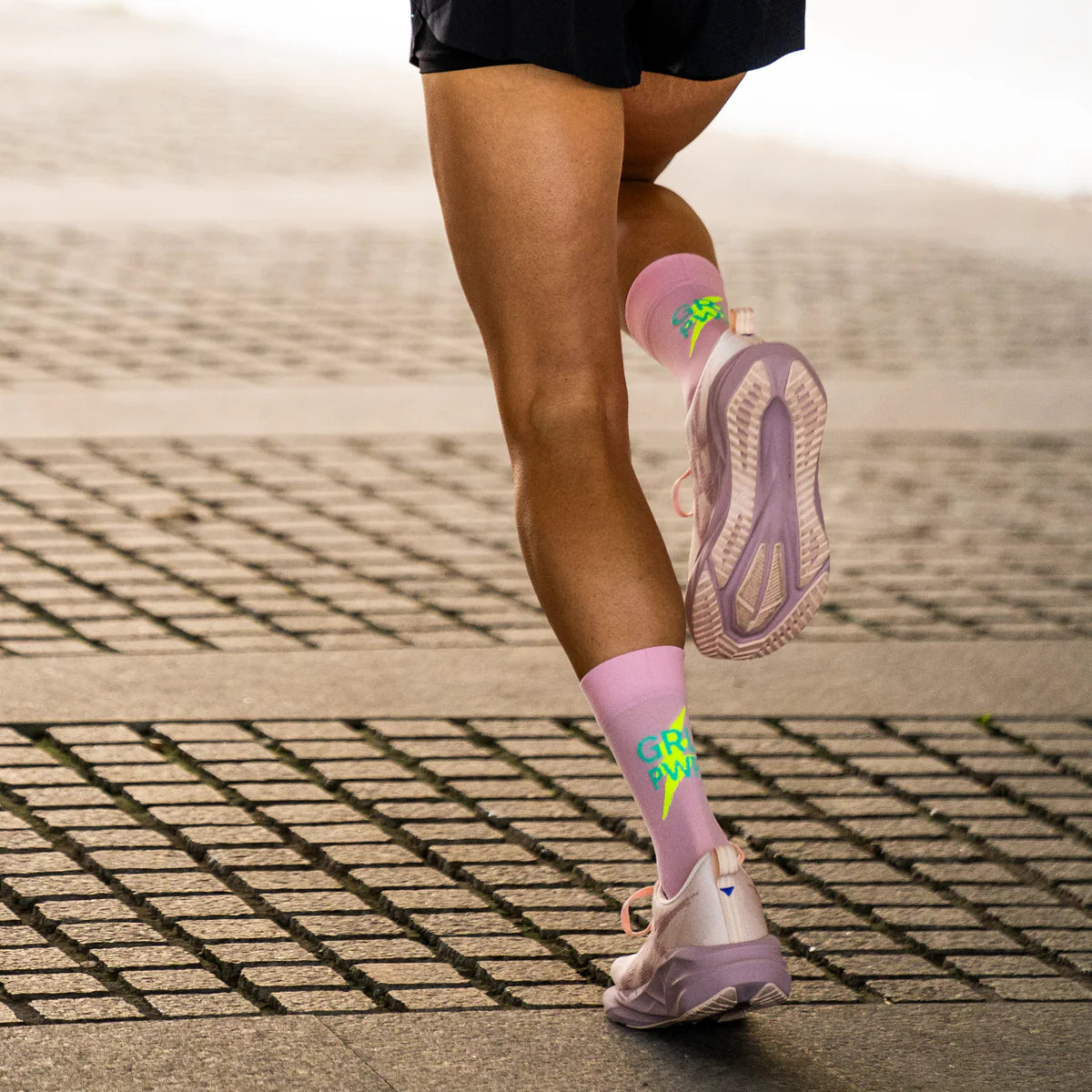 Girls Power Pink - Running Socks