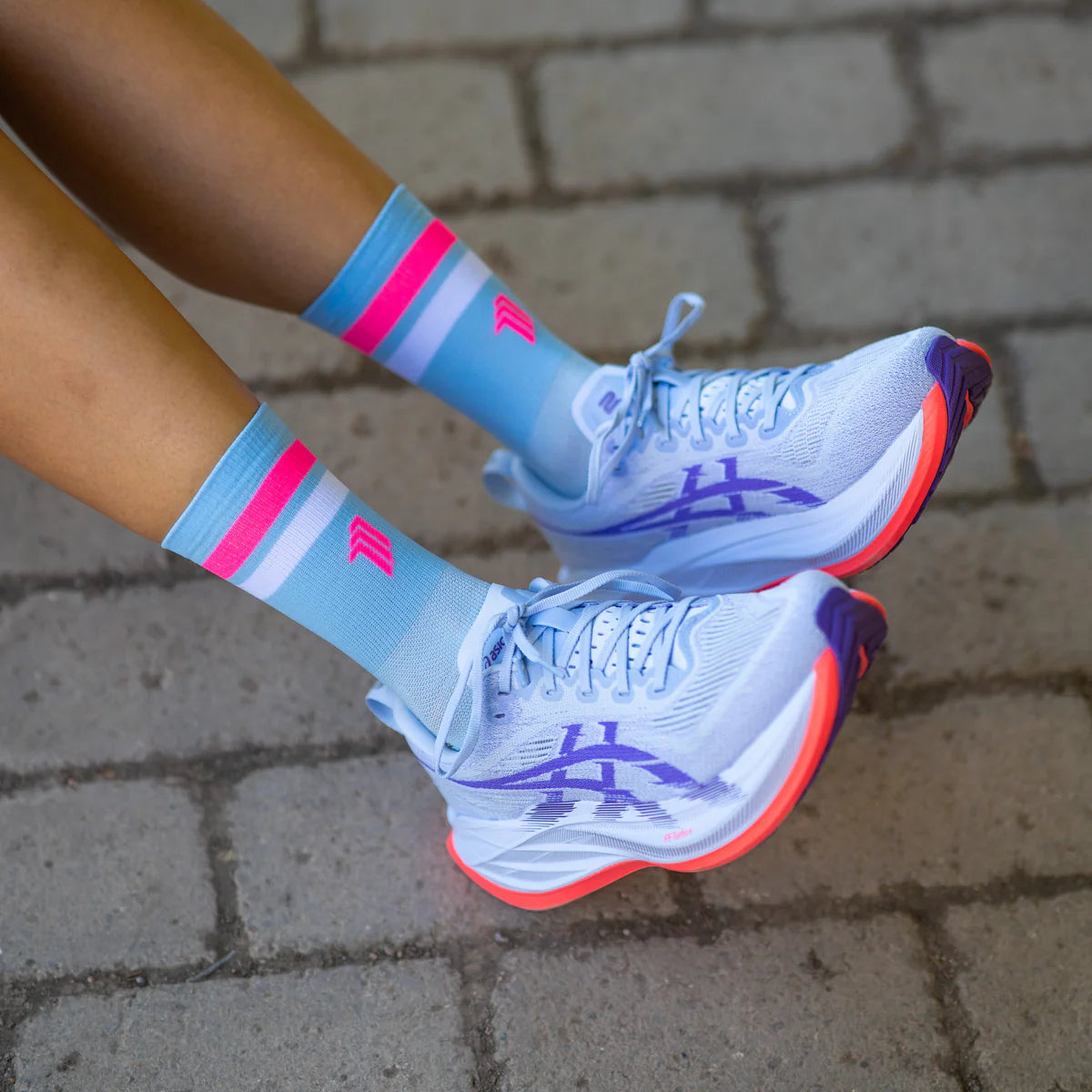 Pro Blue Pink - Run Ultralight Socks