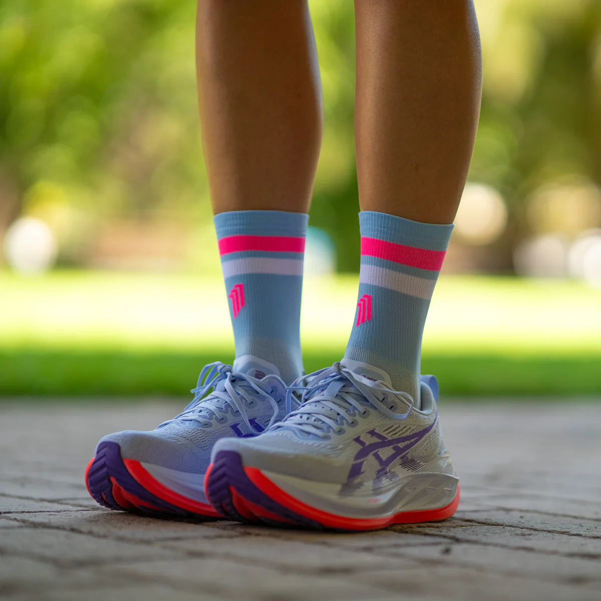 Pro Blue Pink - Run Ultralight Socks