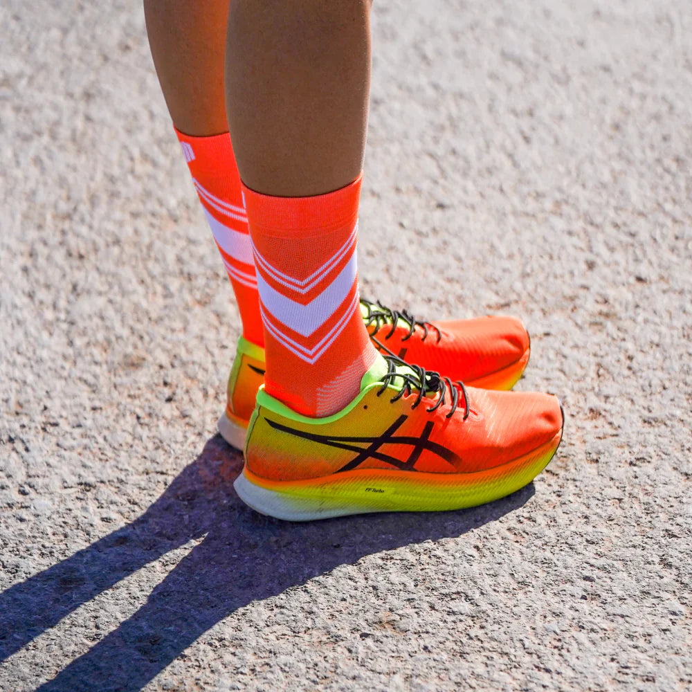 Posh Orange - Running Socks