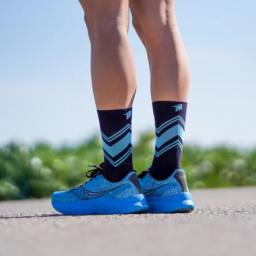 Posh Navy – Running Socks