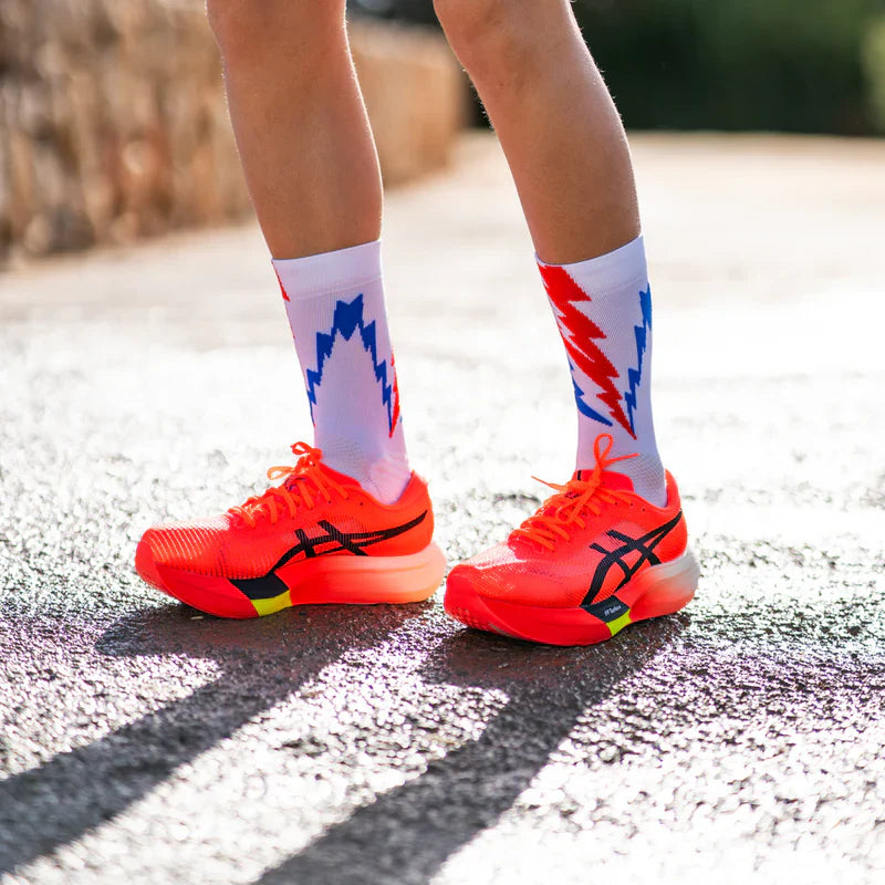 Thunder White – Running Socks