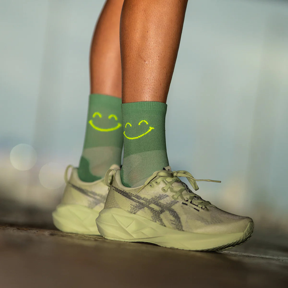 Happy Mode Green – Running Ultralight Socks