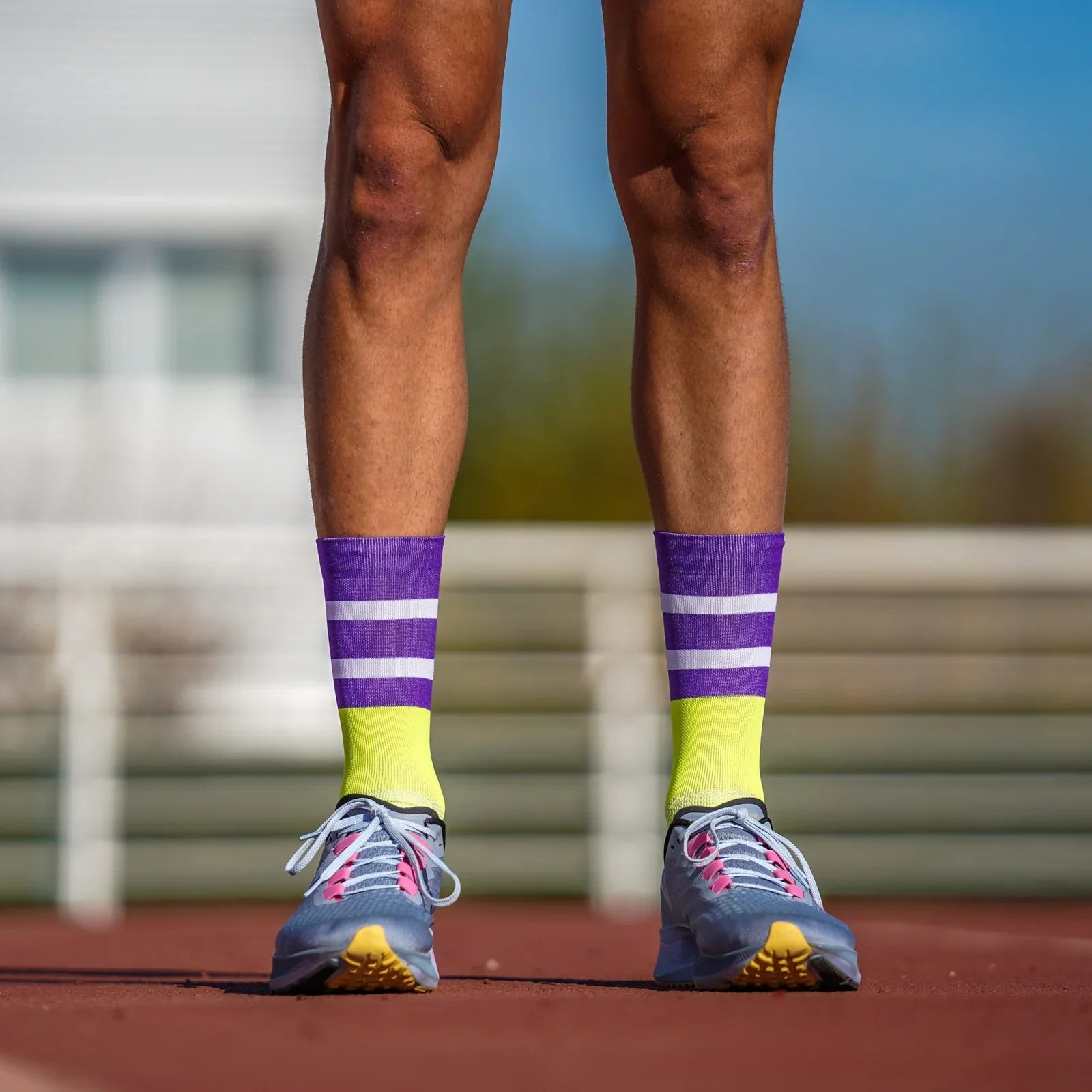 No Days Off Purple – Running Socks
