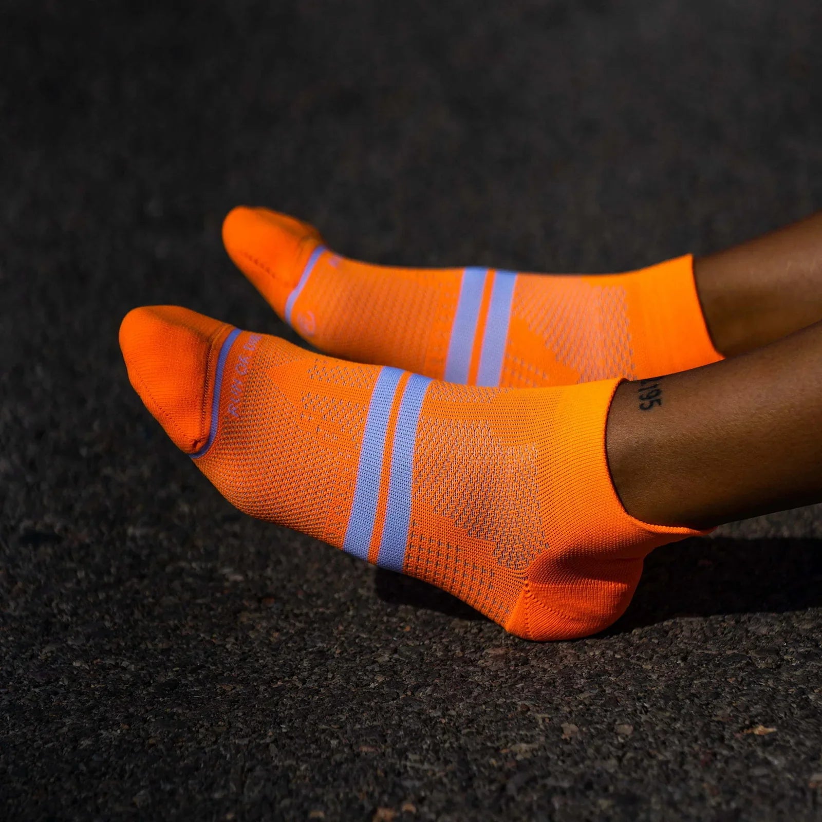 Noosa Orange - Running Socks