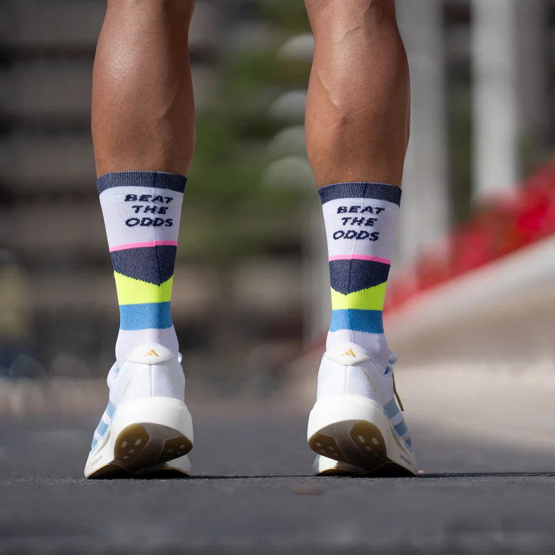 Beat The Odds Blue - Running Socks
