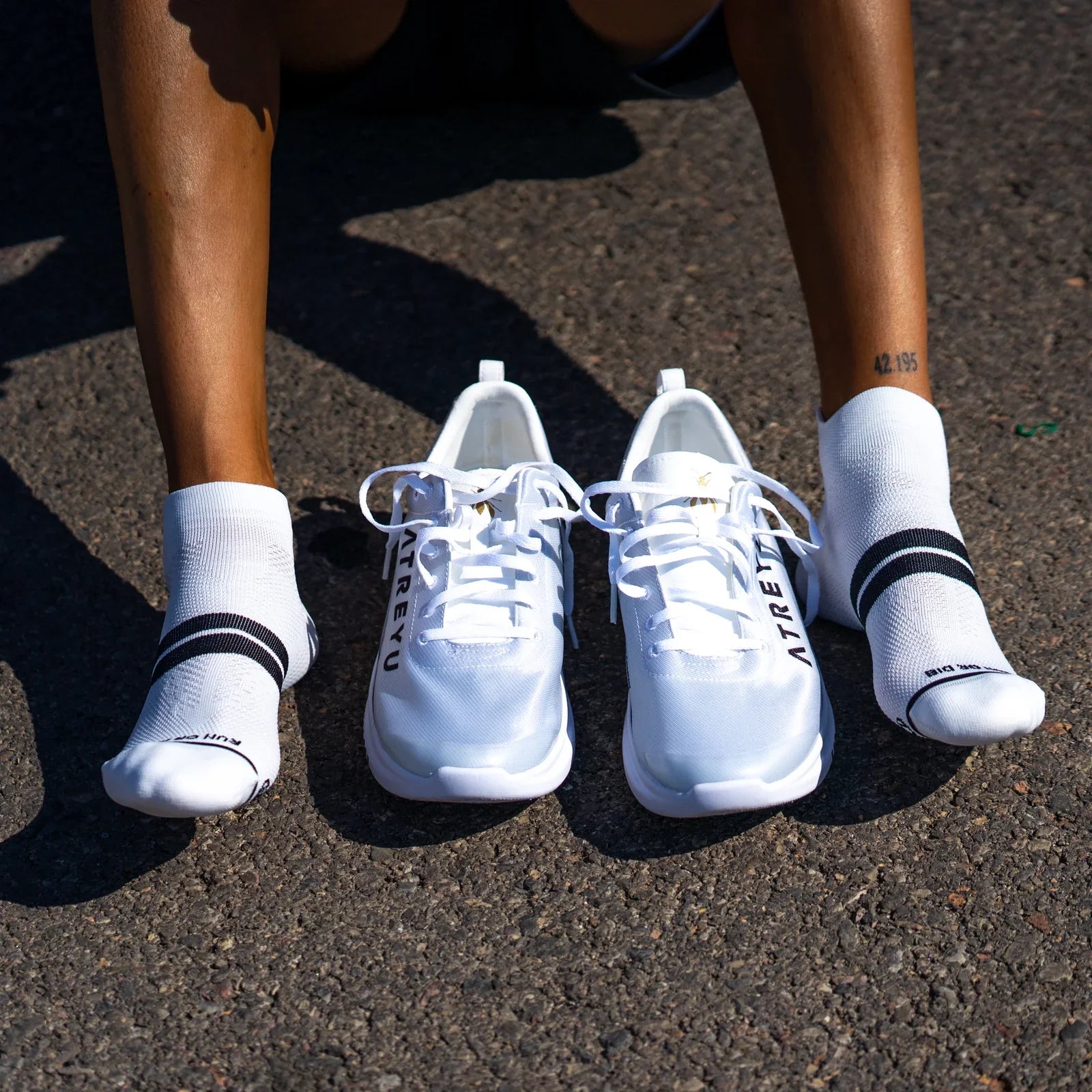 Noosa Withe - Running Socks
