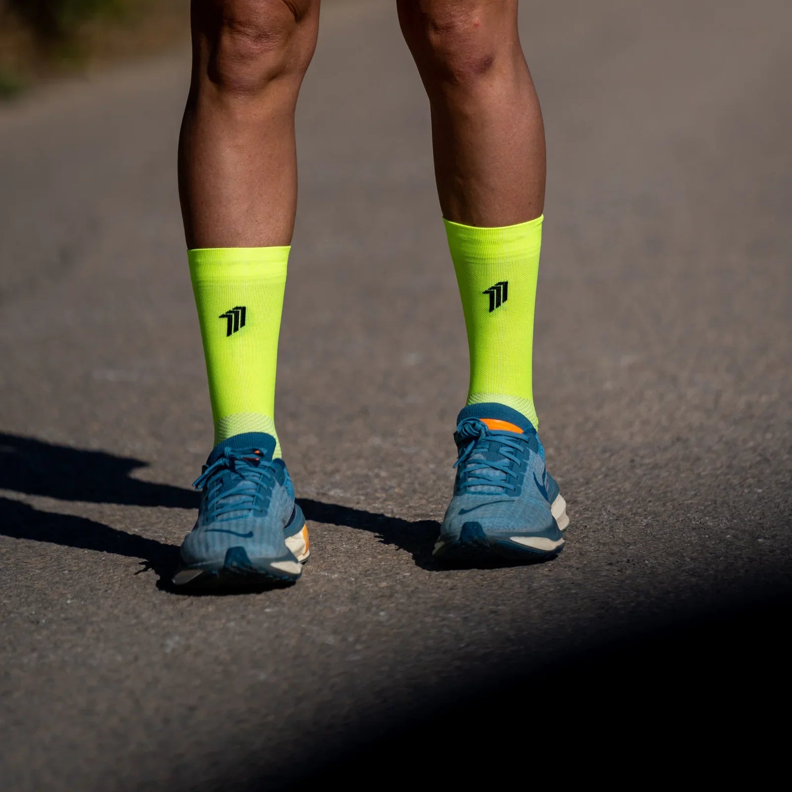 Born To Run Yellow – Running Socks