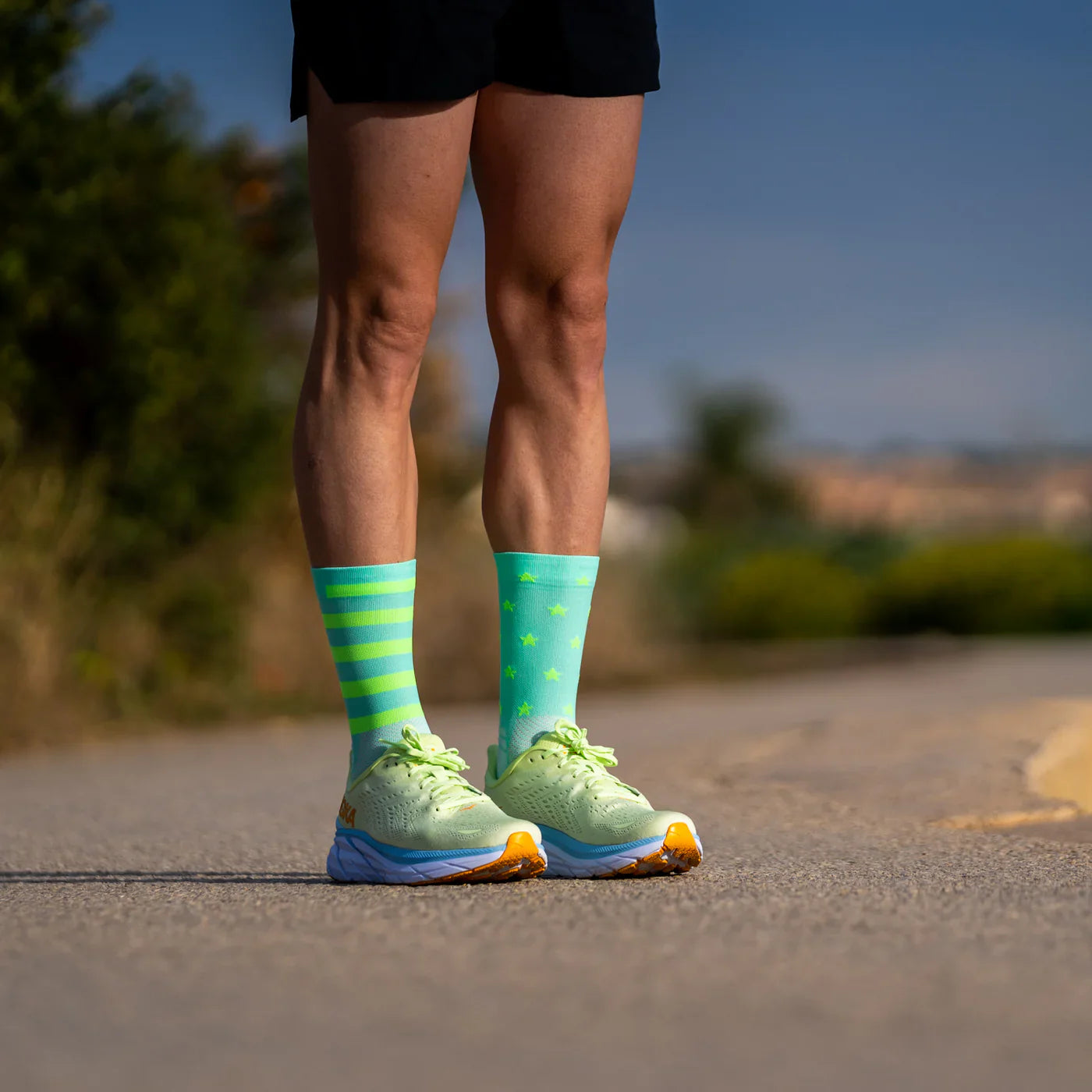 Legend Green - Running Socks