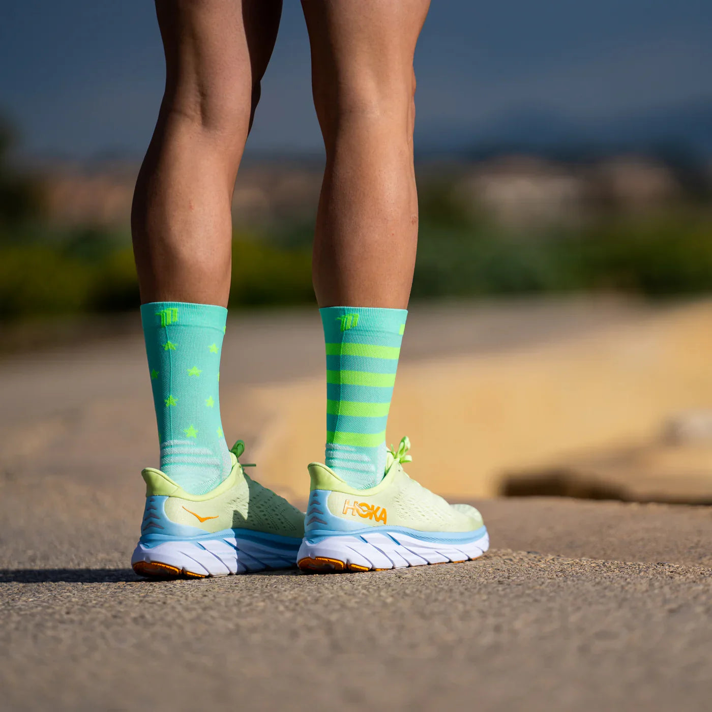Legend Green - Running Socks