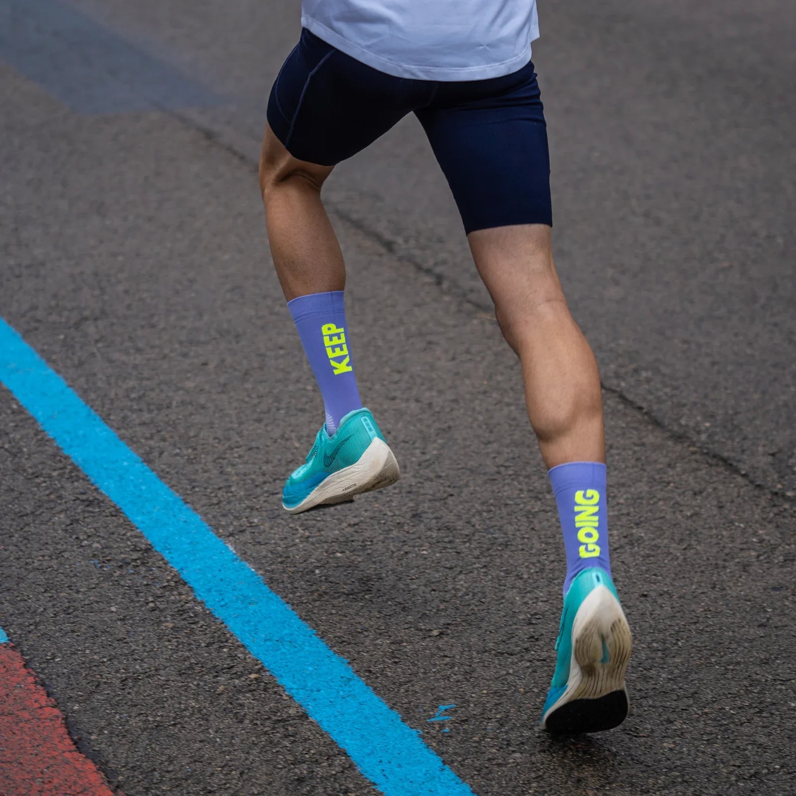 Keep Going Purple – Running Socks
