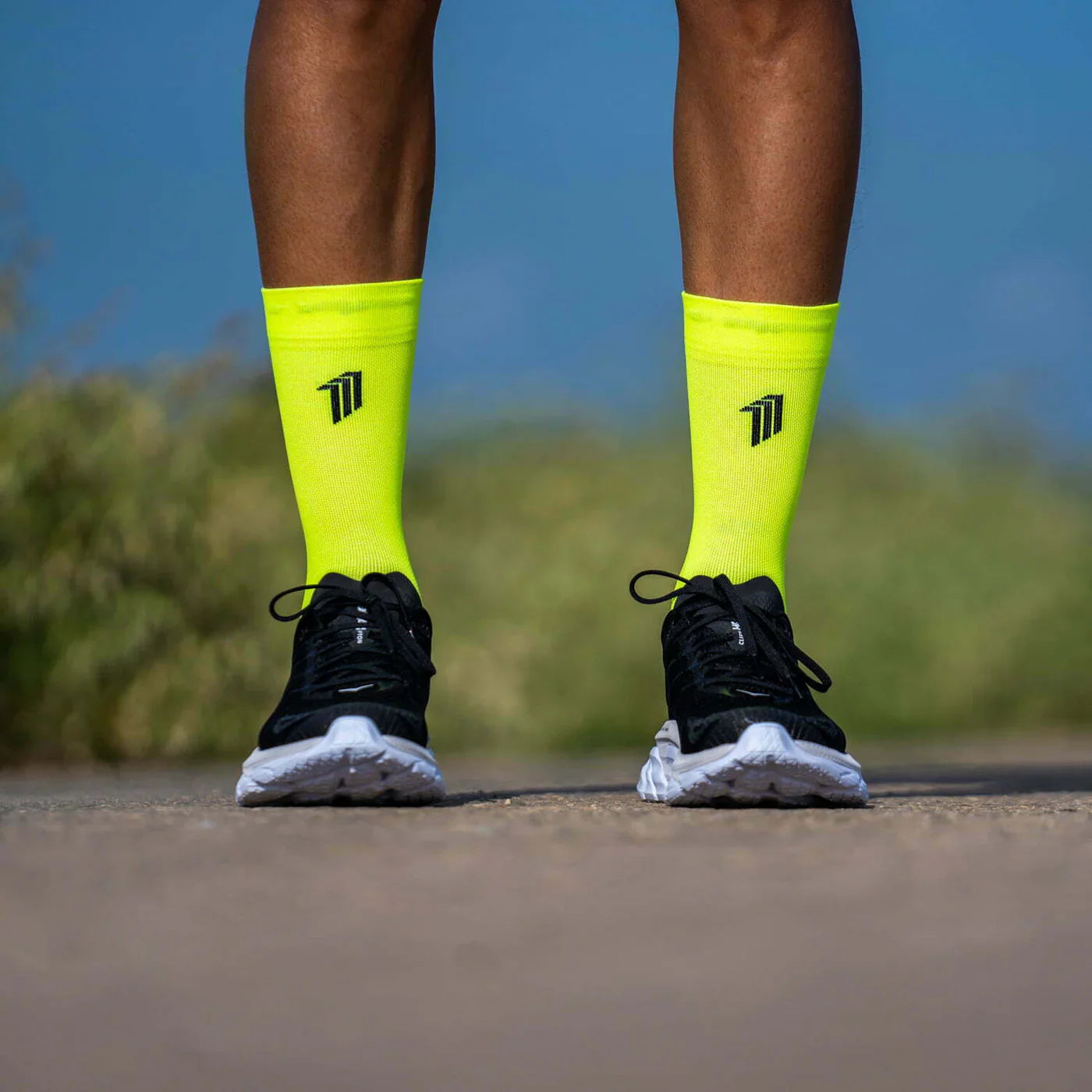 Seven Mile Yellow – Running Socks