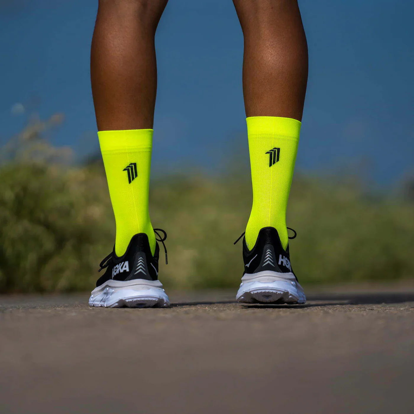Seven Mile Yellow – Running Socks