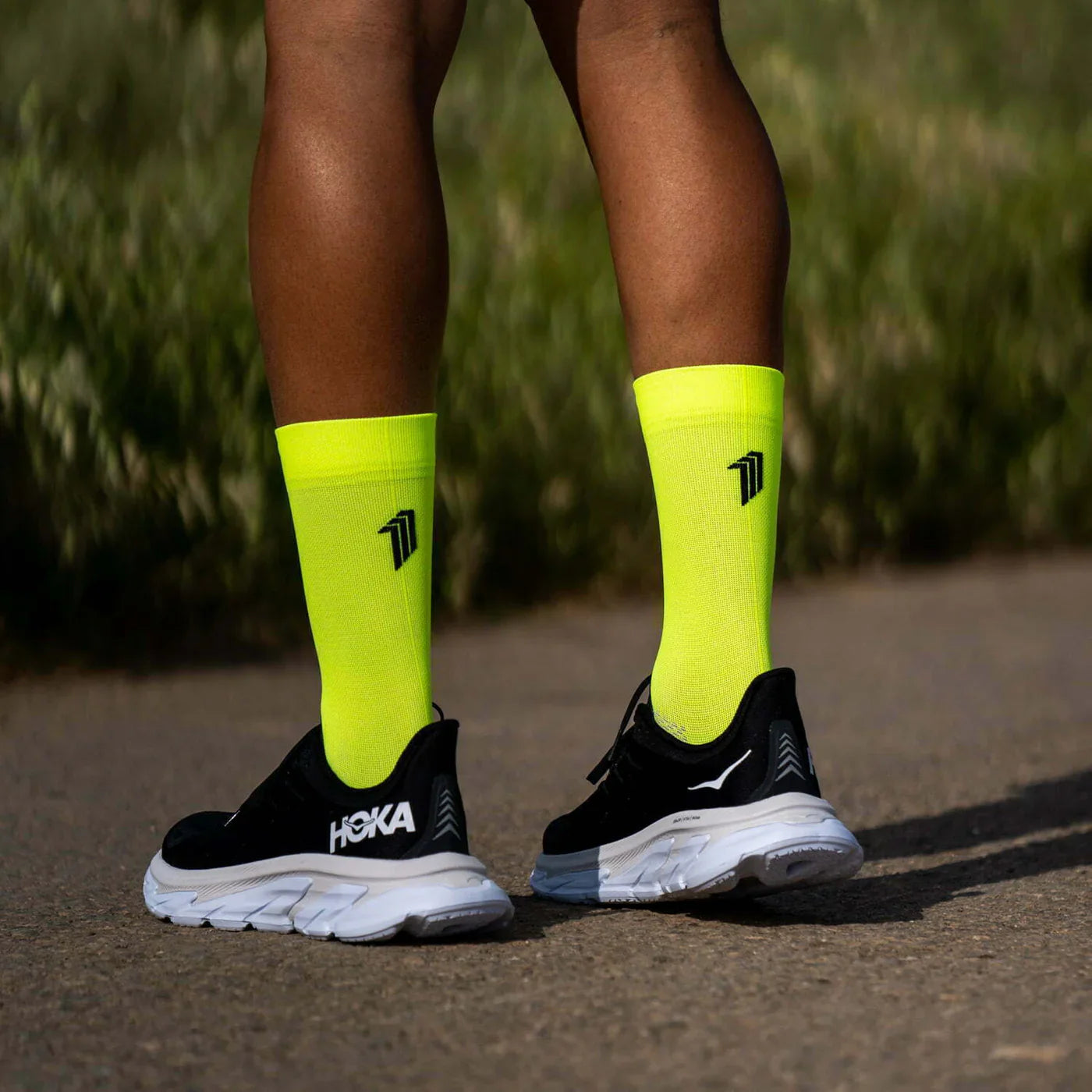 Seven Mile Yellow – Running Socks