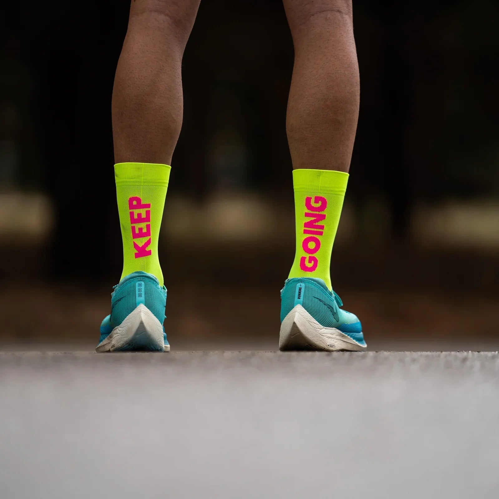 Keep Going Yellow – Running Socks