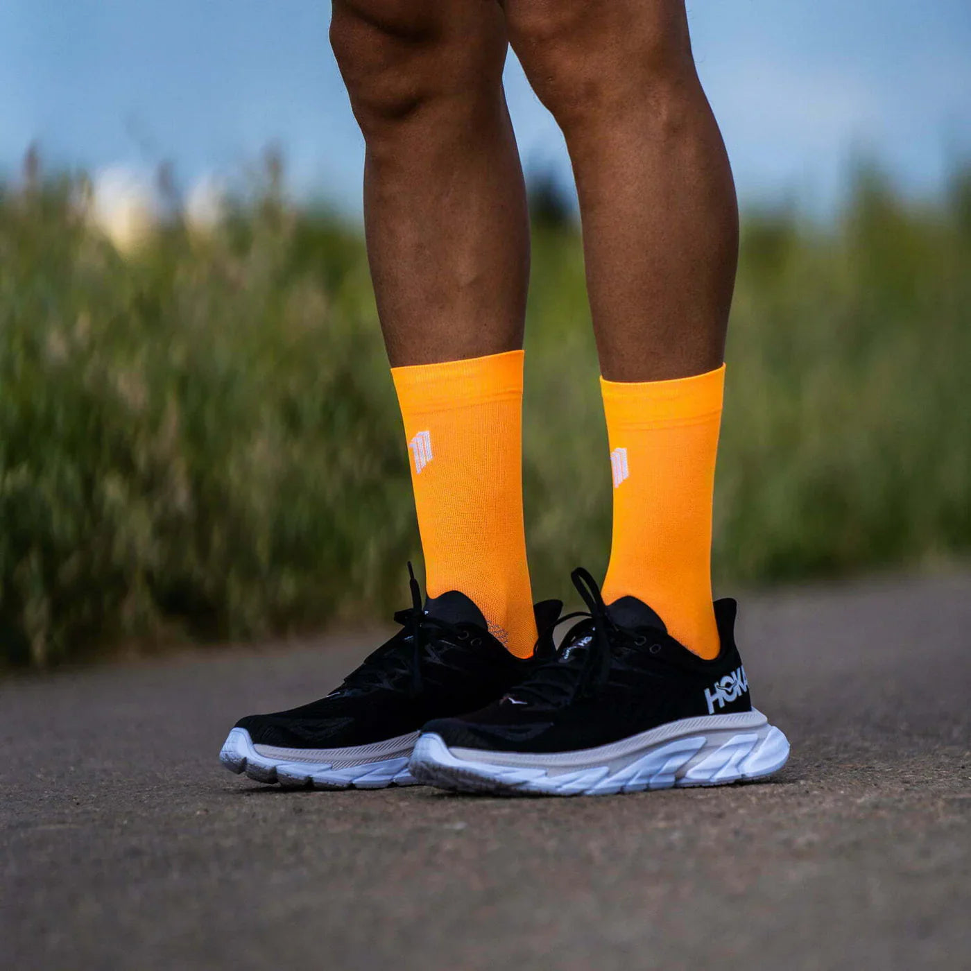 Seven Mile Orange – Running Socks