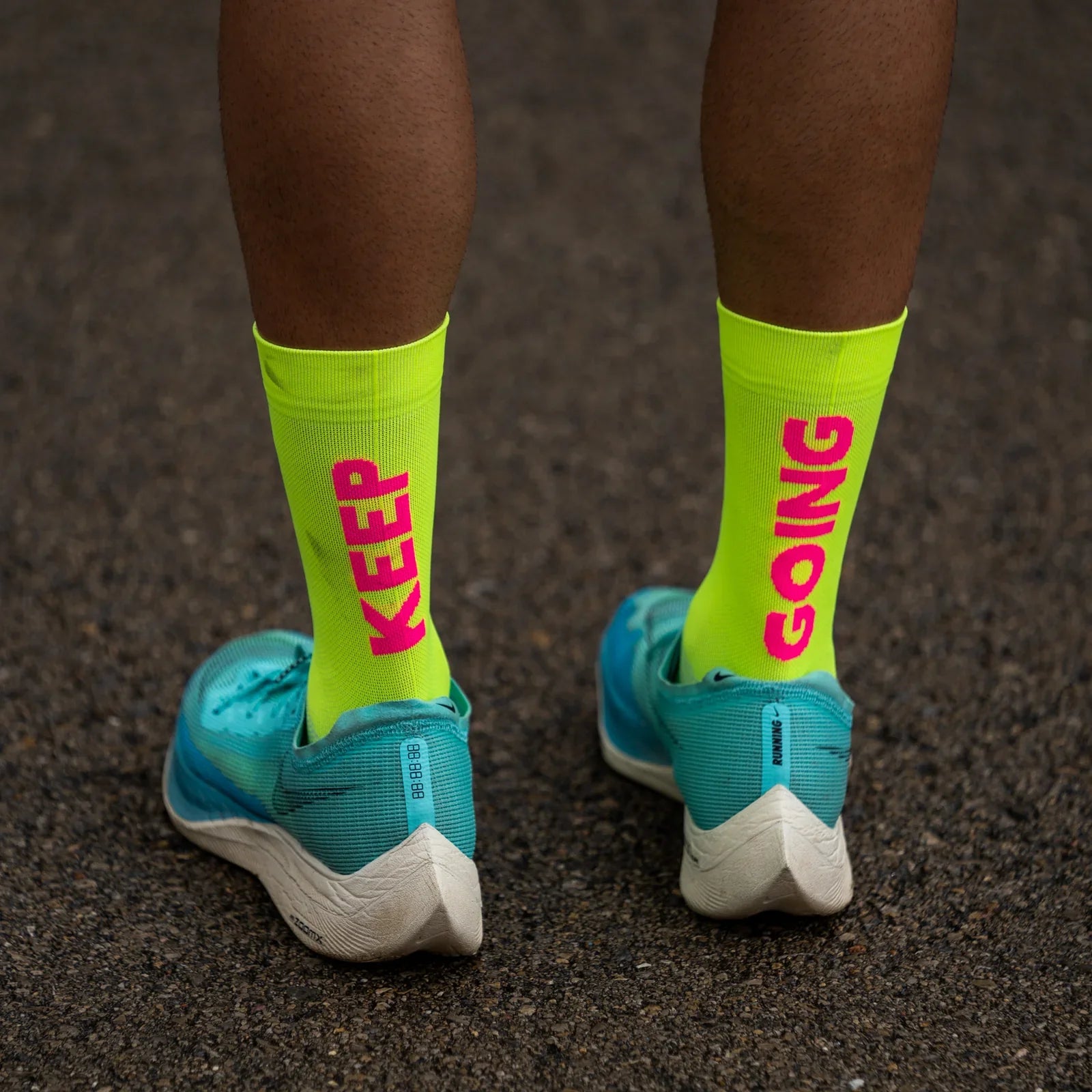 Keep Going Yellow – Running Socks