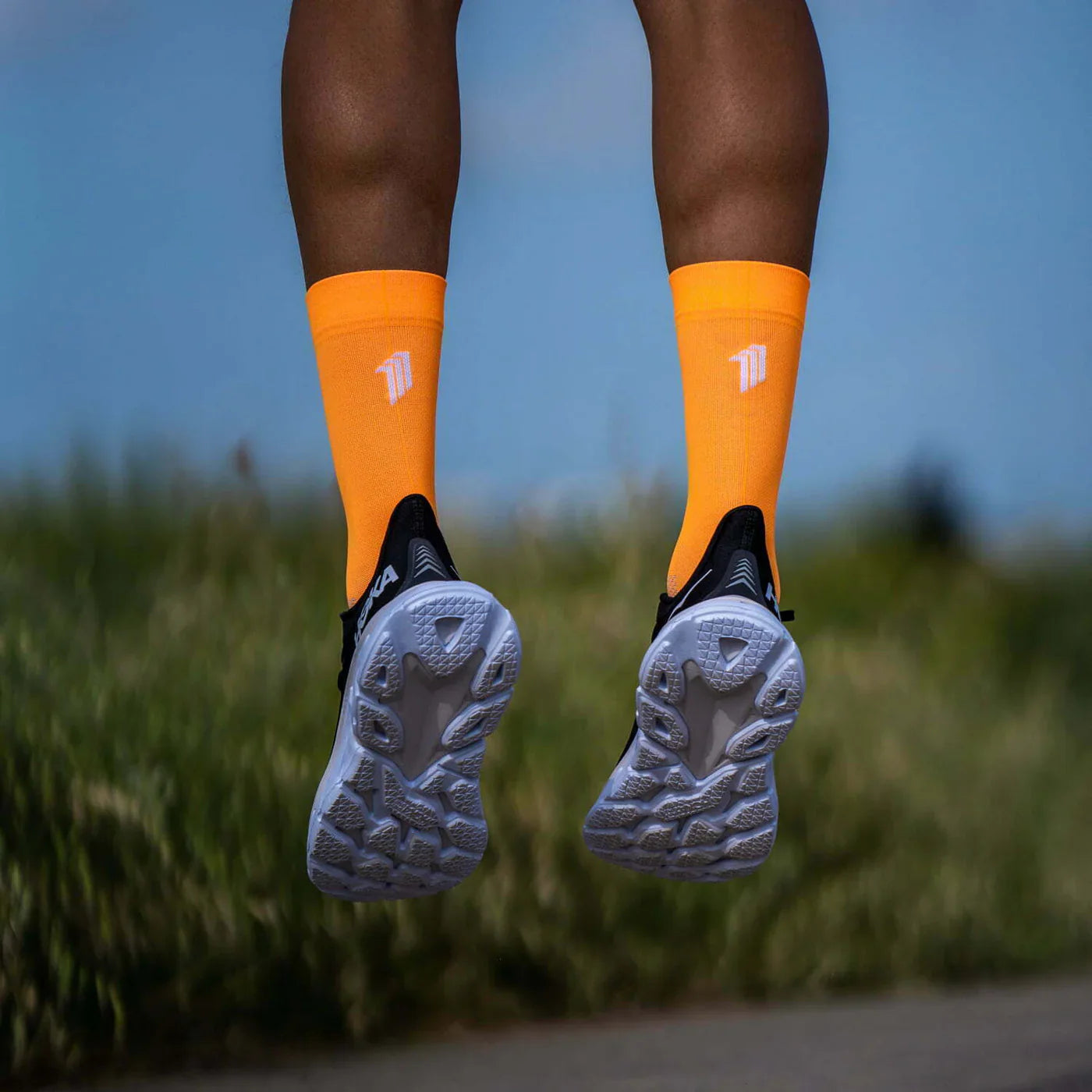 Seven Mile Orange – Running Socks