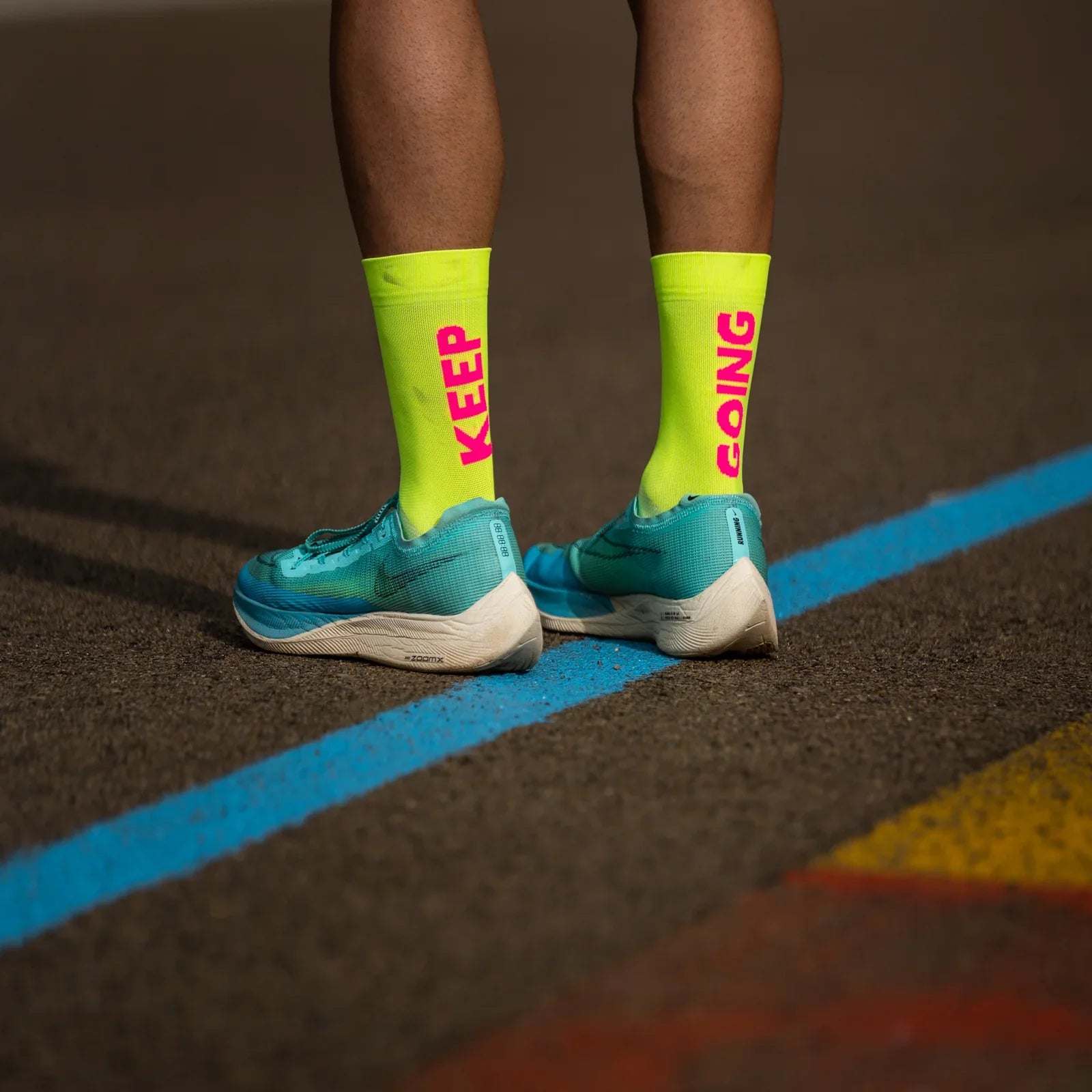 Keep Going Yellow – Running Socks