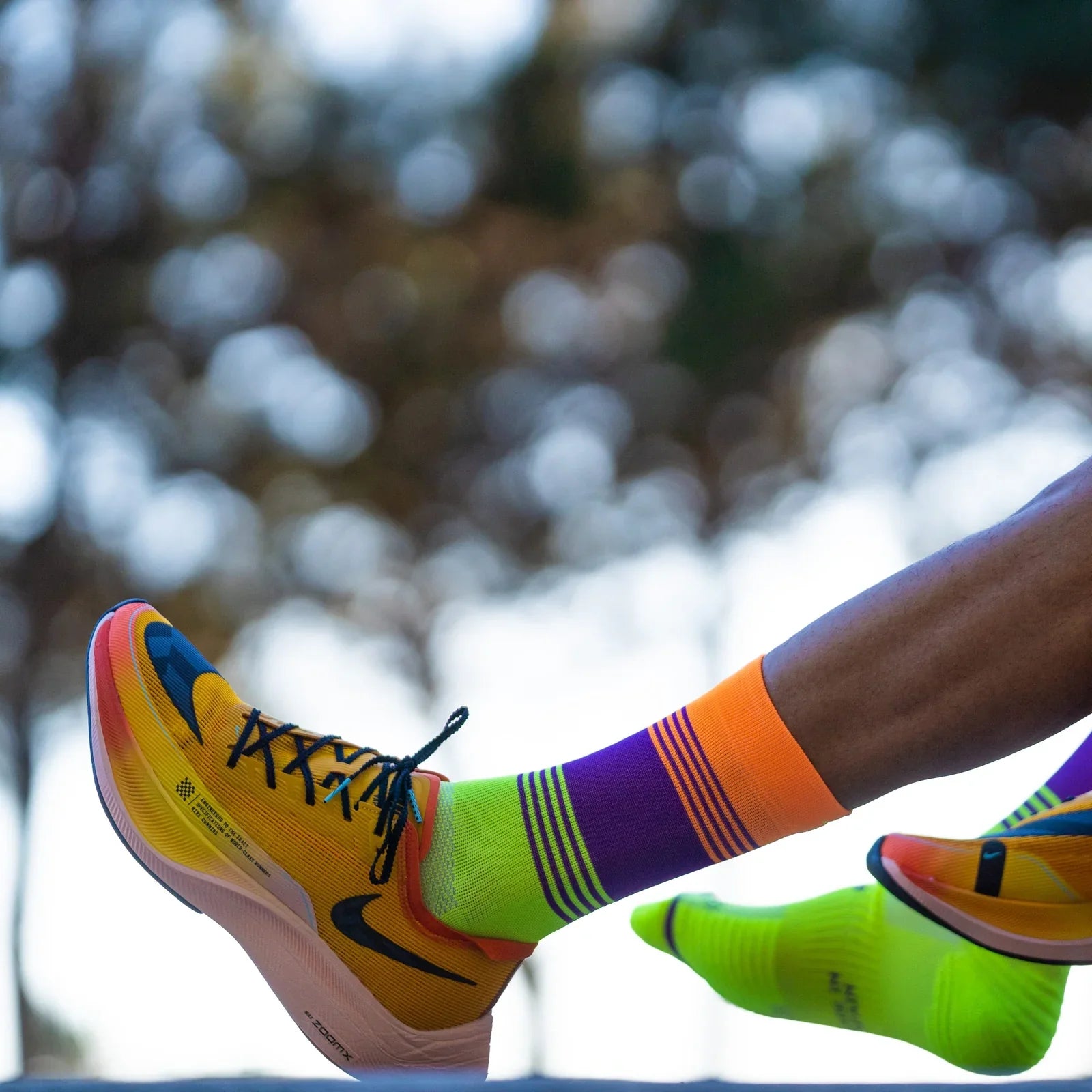 Fartlek Orange - Running Socks