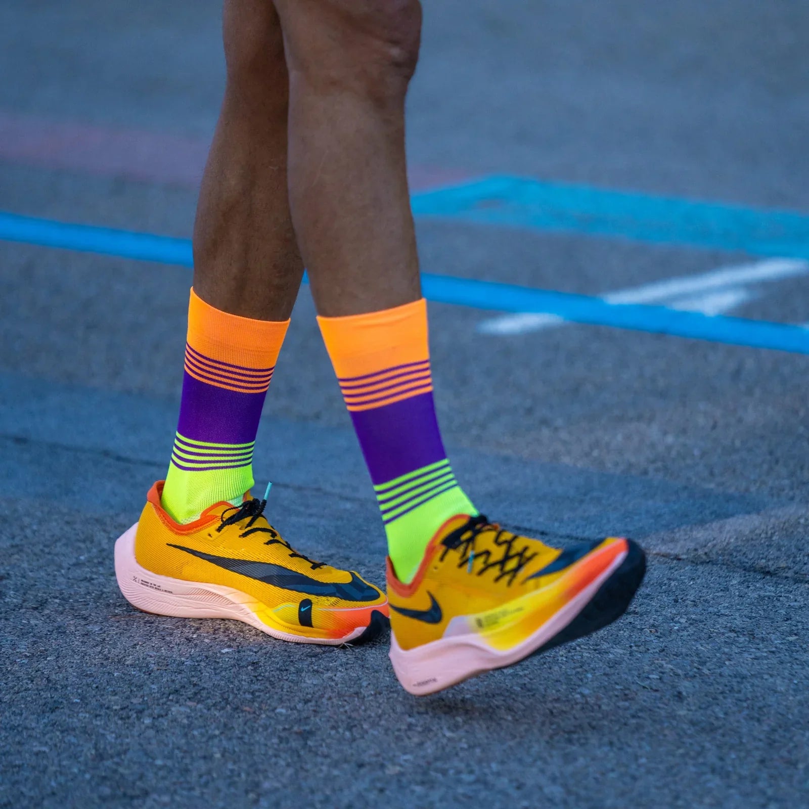 Fartlek Orange - Running Socks