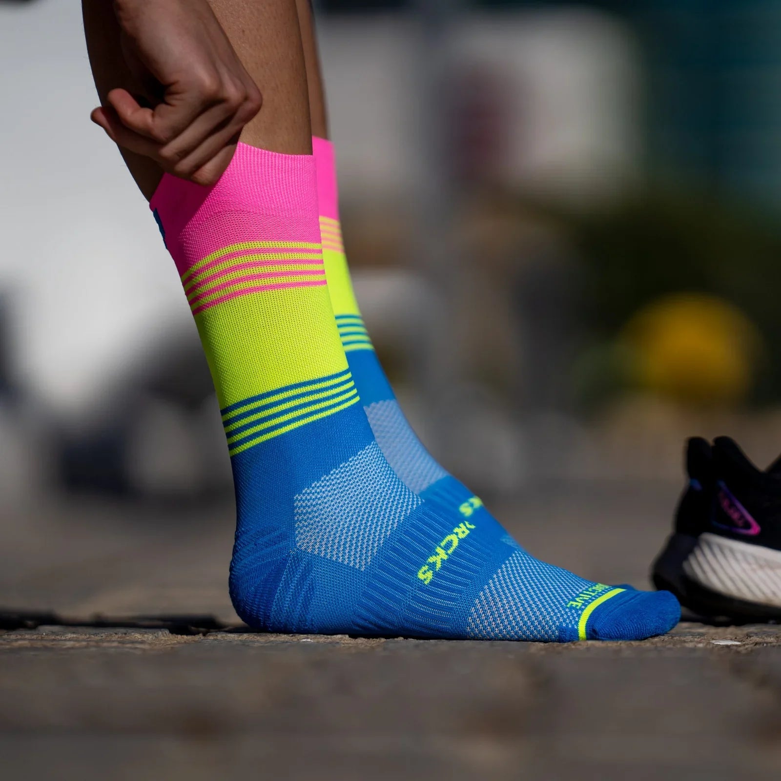 Fartlek Pink - Running Socks