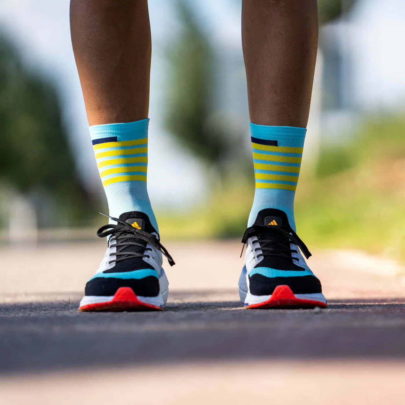 Red Air Blue – Running Socks