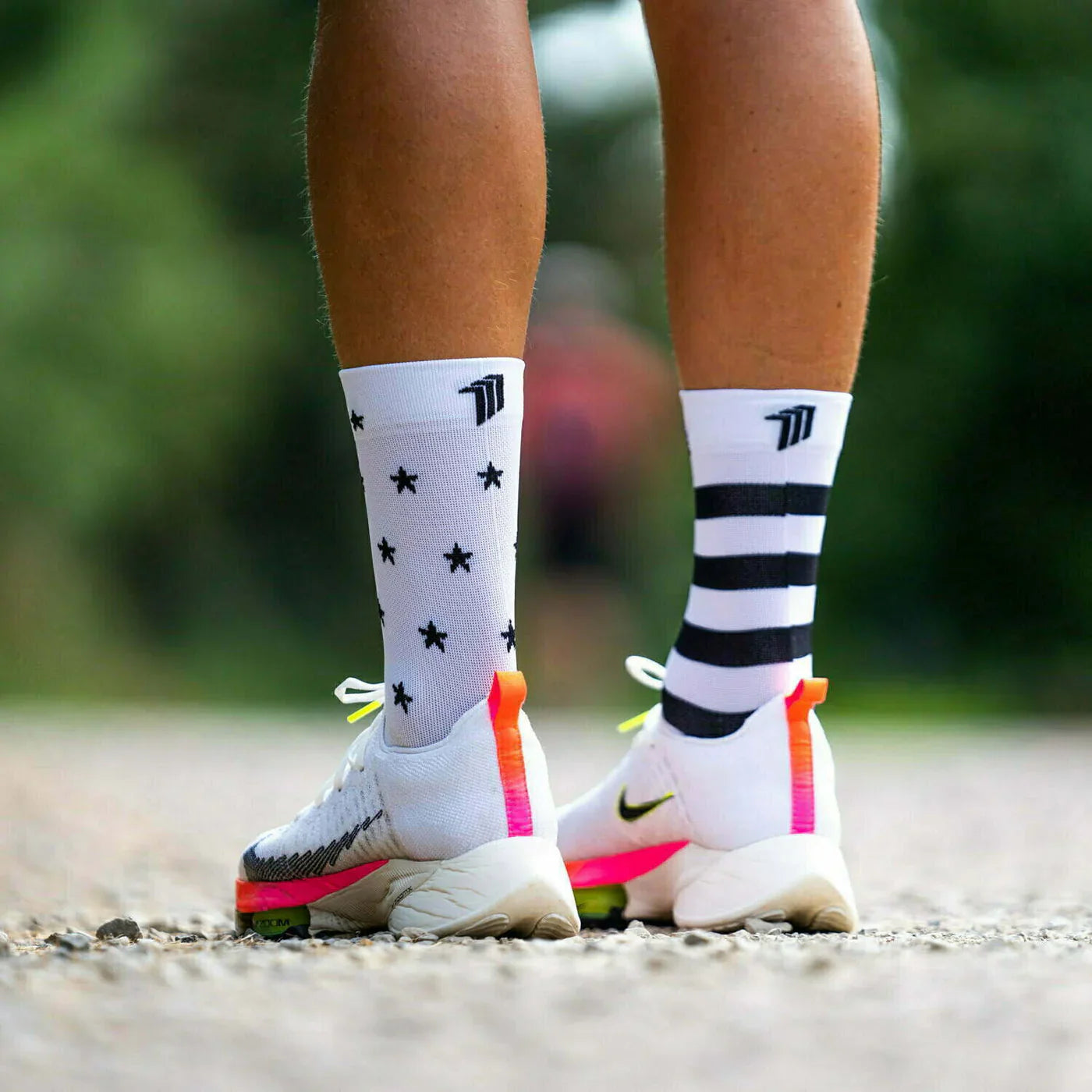 Legend White – Running Socks