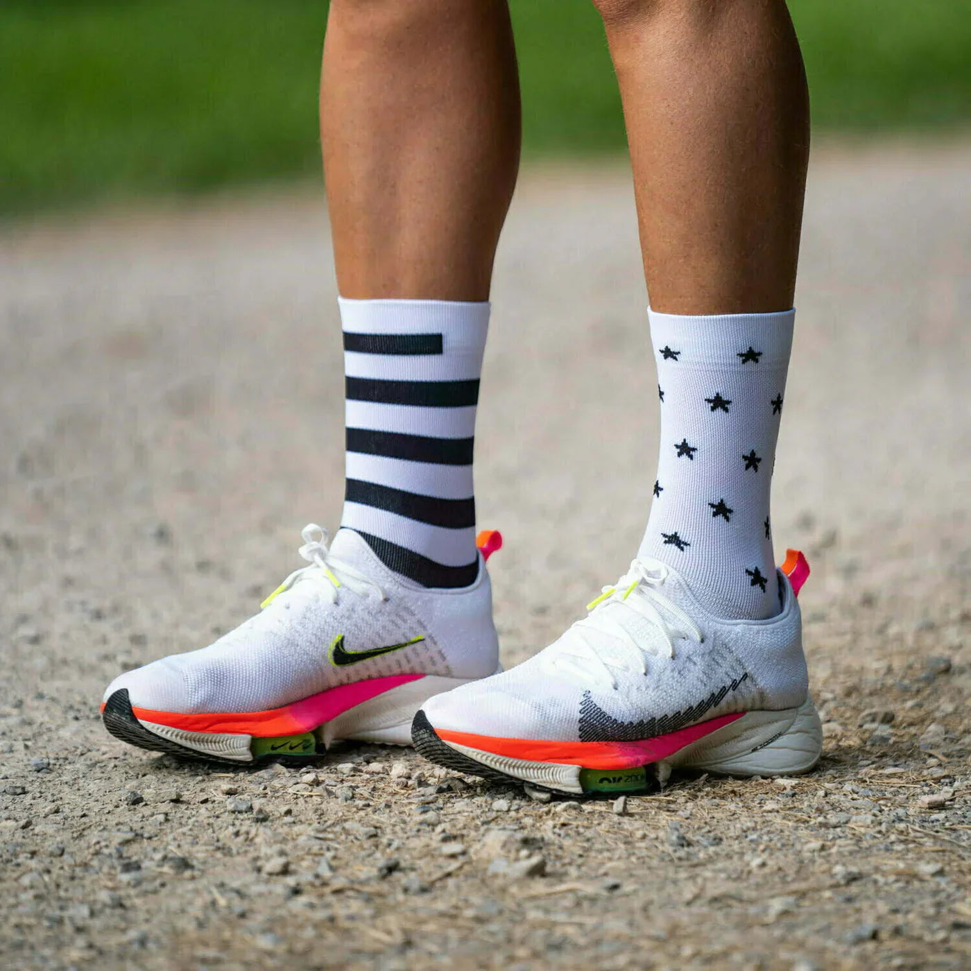 Legend White – Running Socks
