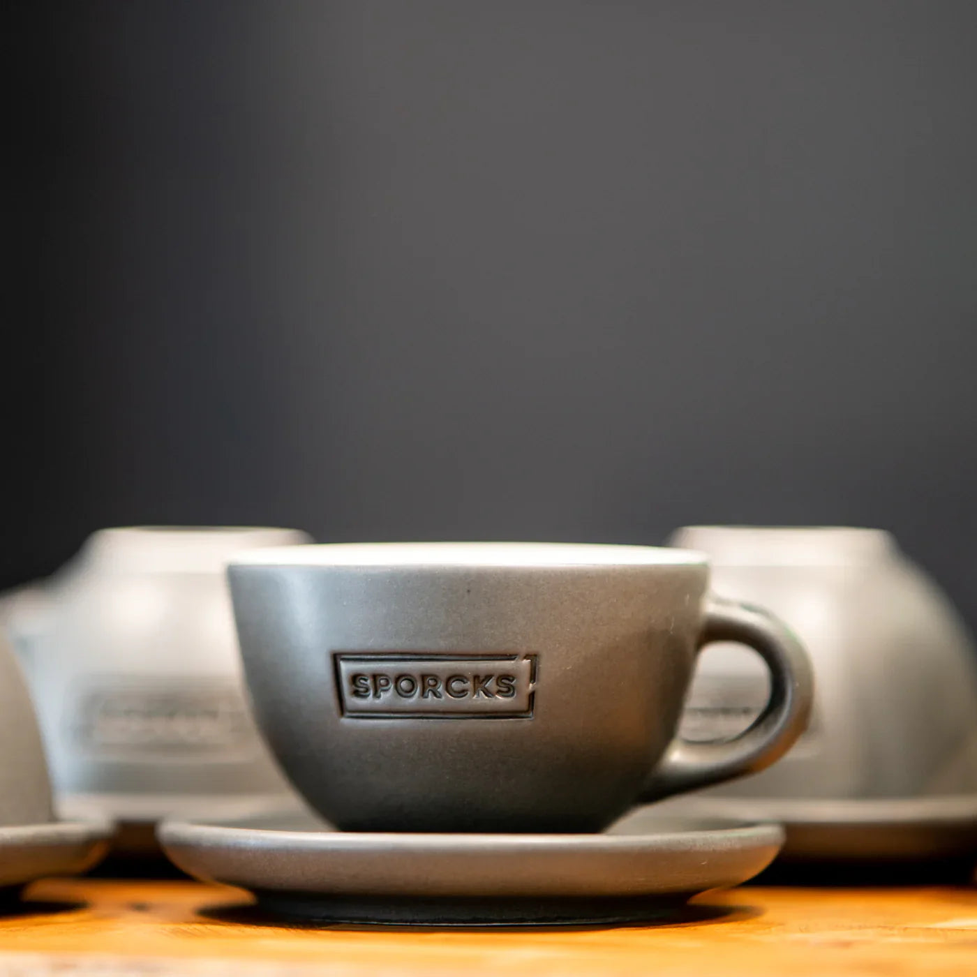ANTHRACITE CAPPUCCINO SET - 200ML