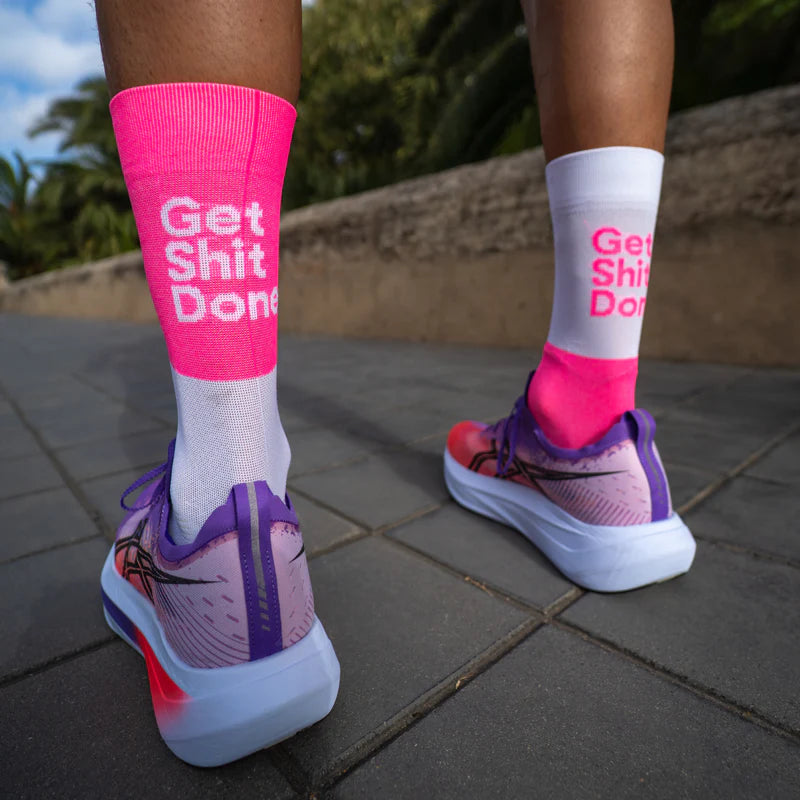 Get Shit Done Pink - Running Socks