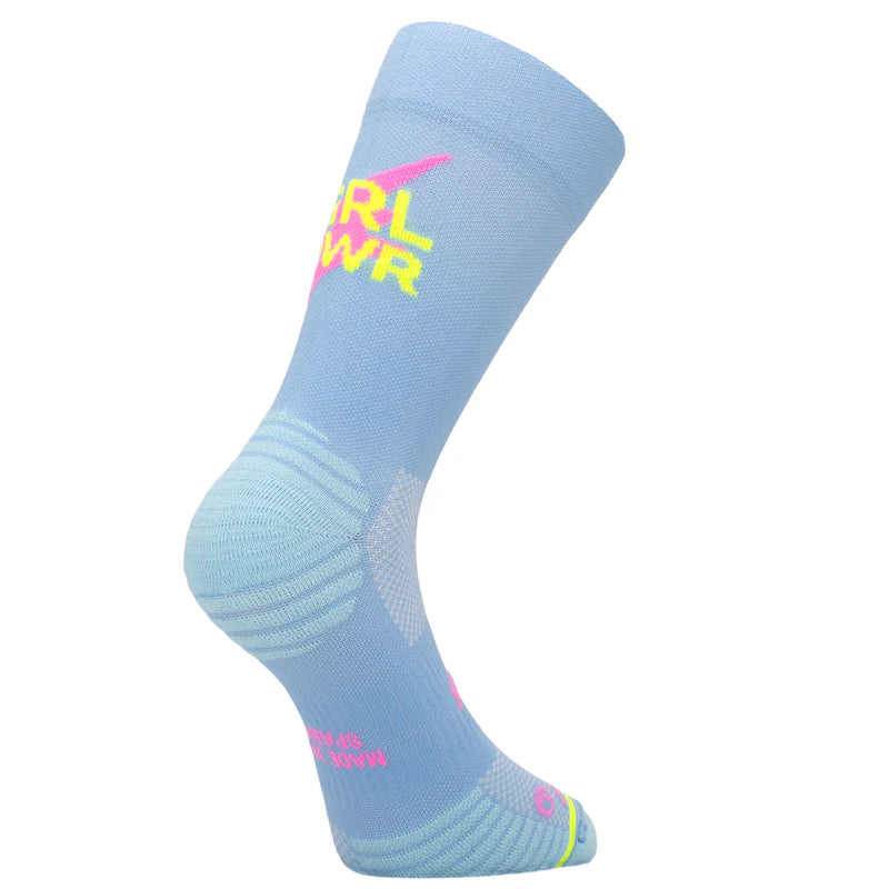 Girls Power Blue - Running Socks