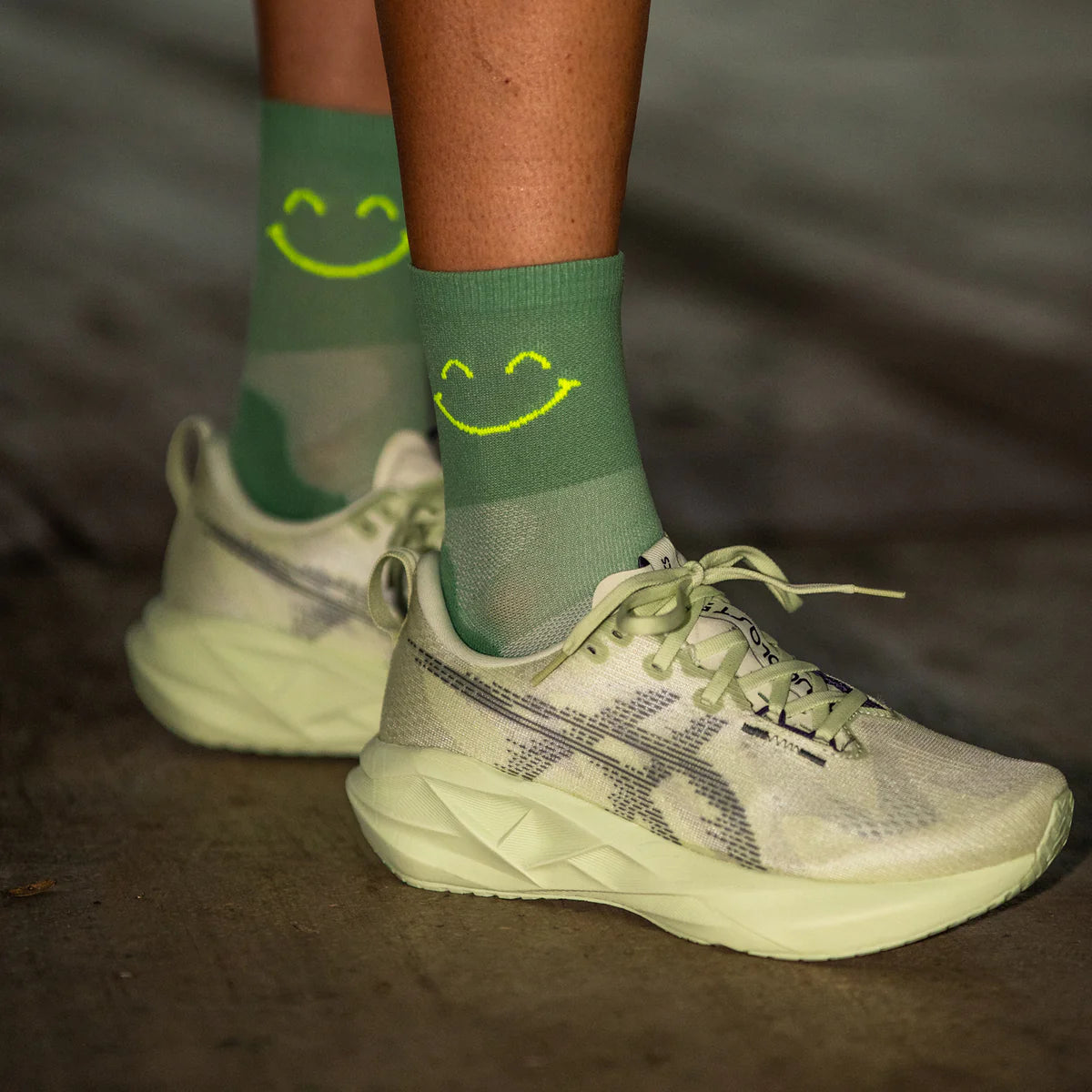 Happy Mode Green – Running Ultralight Socks