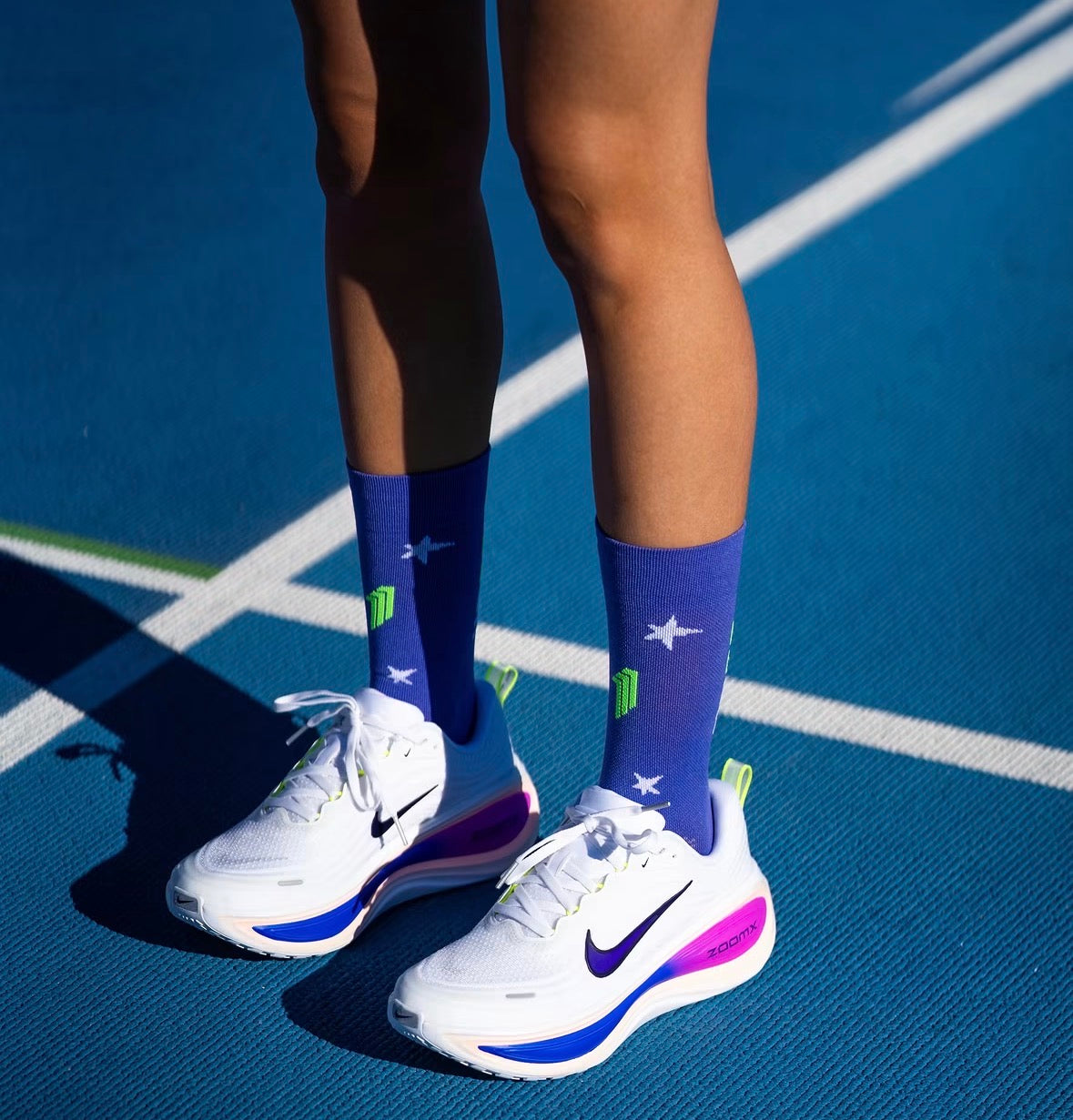 Hot Girls Blue - Running Socks
