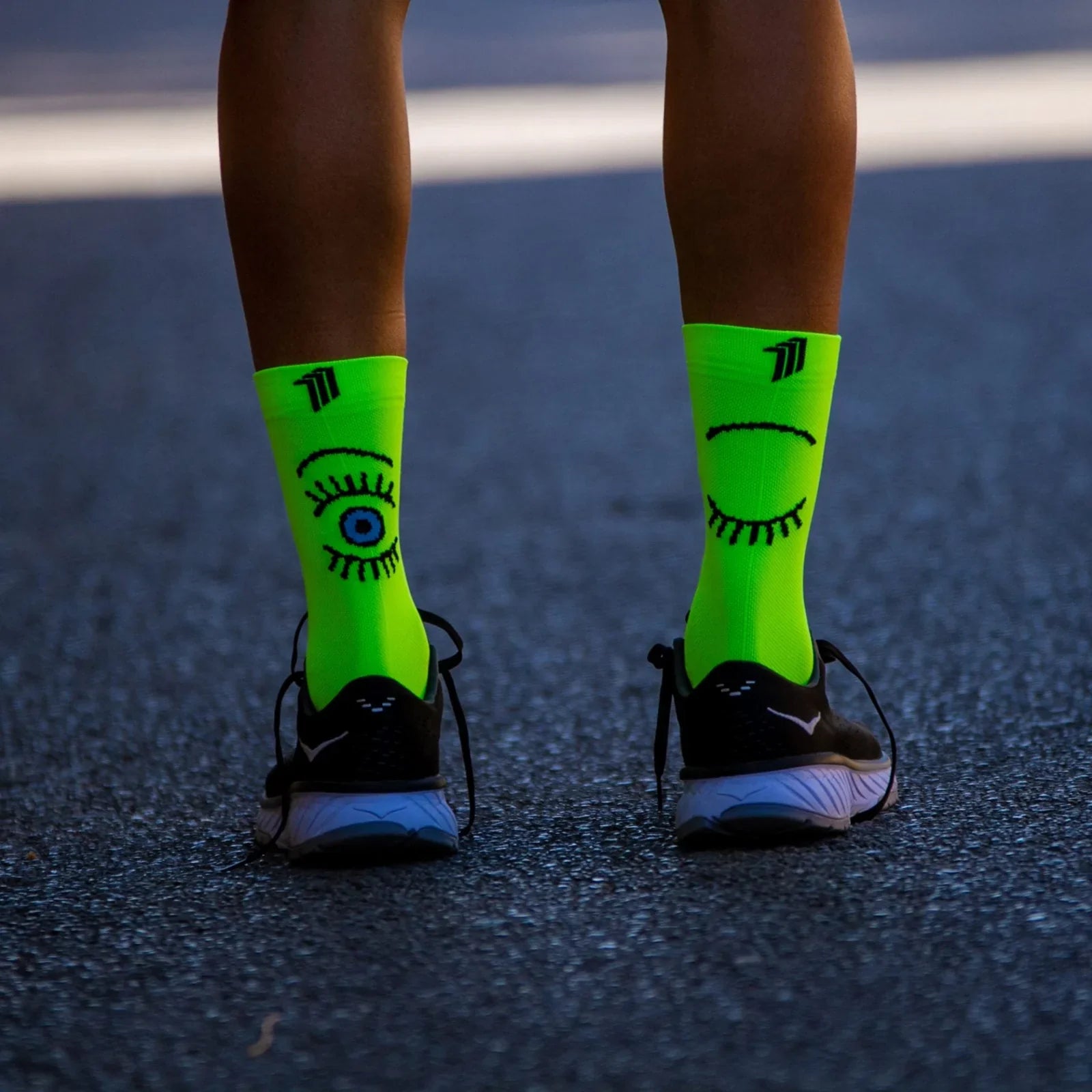 Eye Yellow - Running Socks