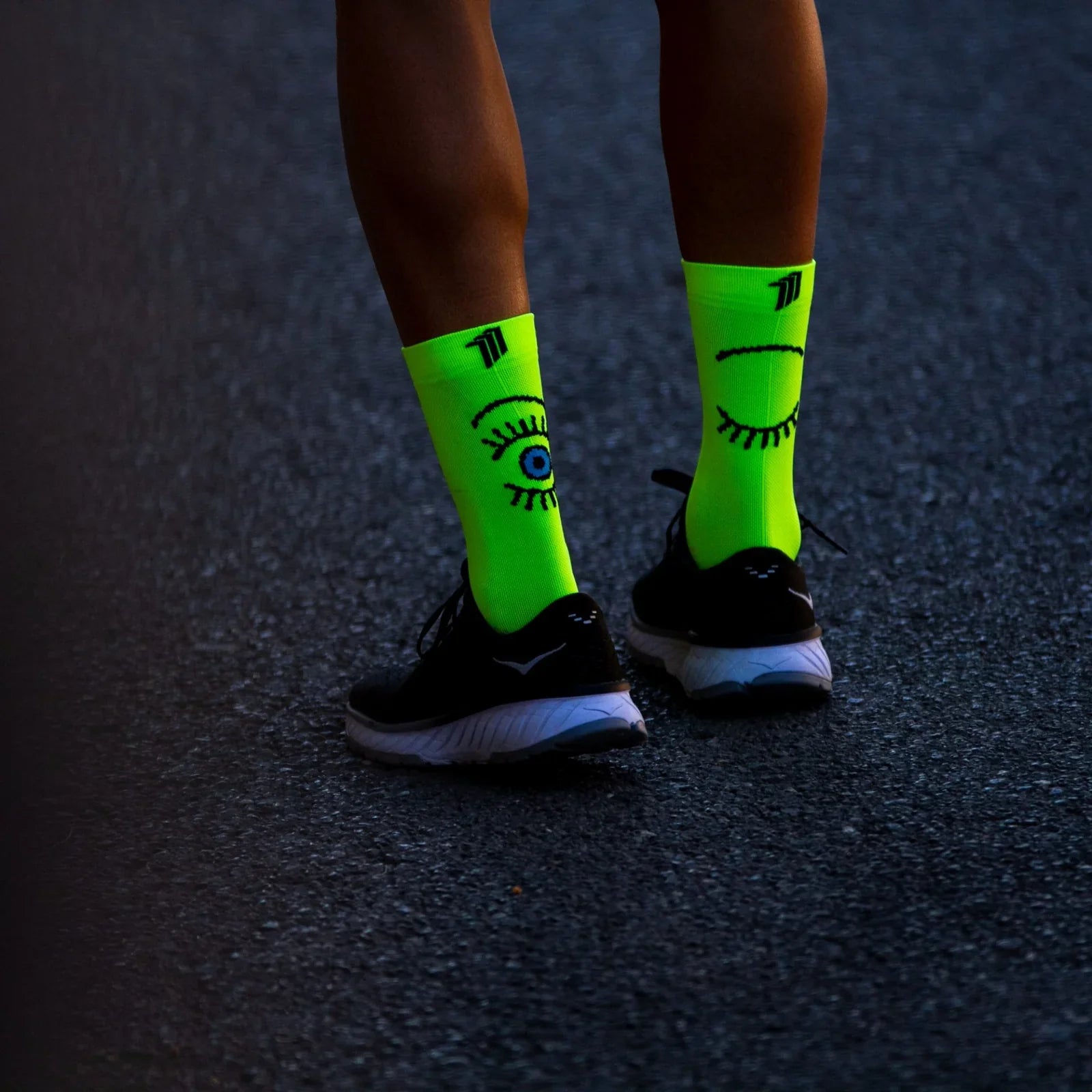 Eye Yellow - Running Socks