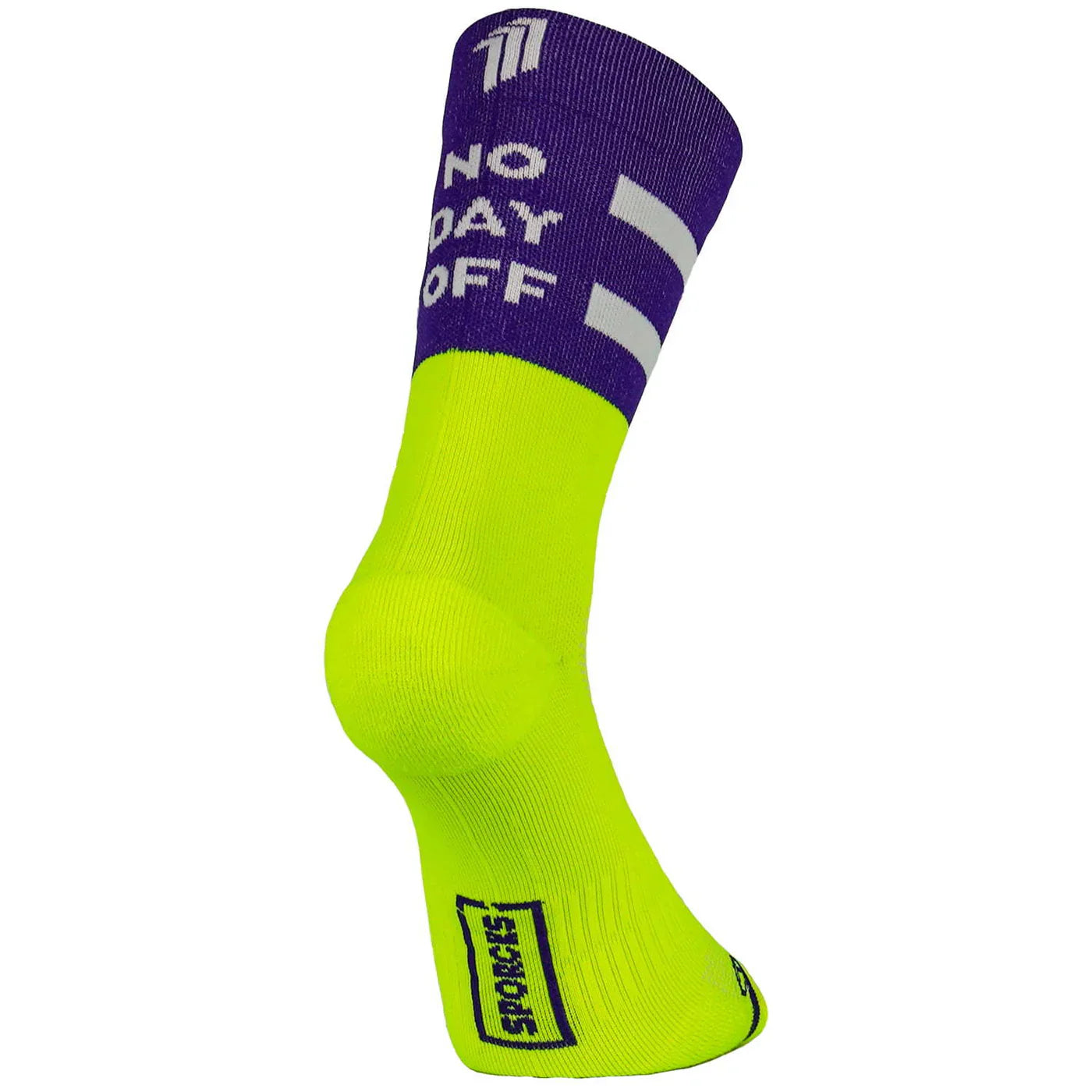 No Days Off Purple – Running Socks
