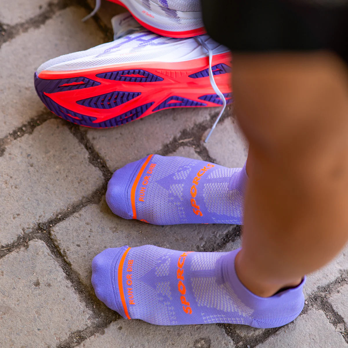 Noosa Purple V2 - Running Socks