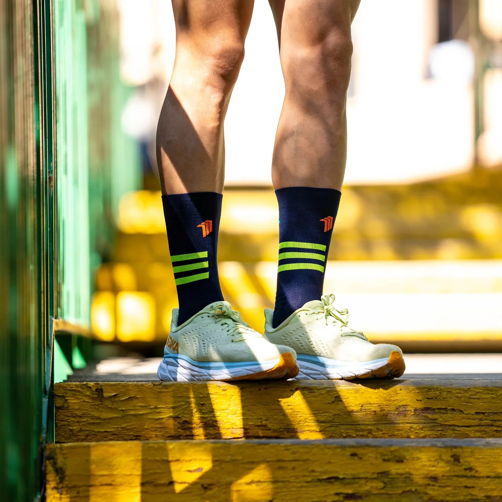Run VLC 23 Half Blue - Running Socks