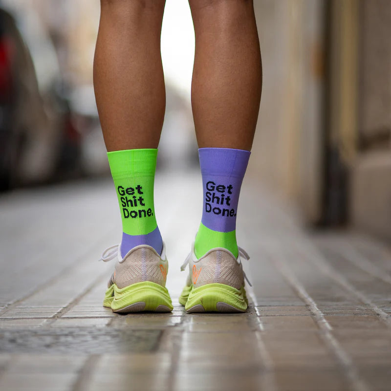 Get Shit Done Purpple - Running Socks