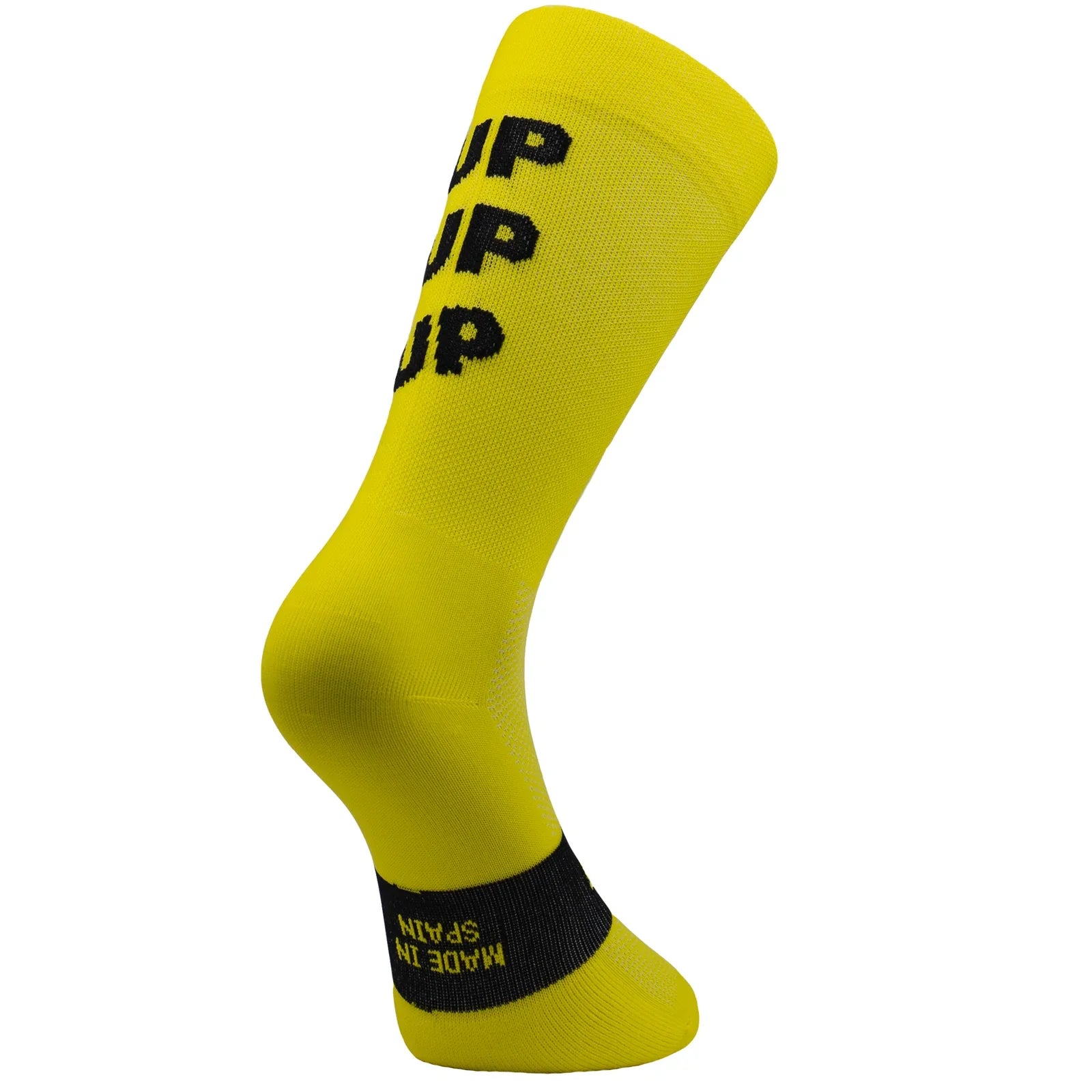 Up Up Up Yellow – Cycling Socks